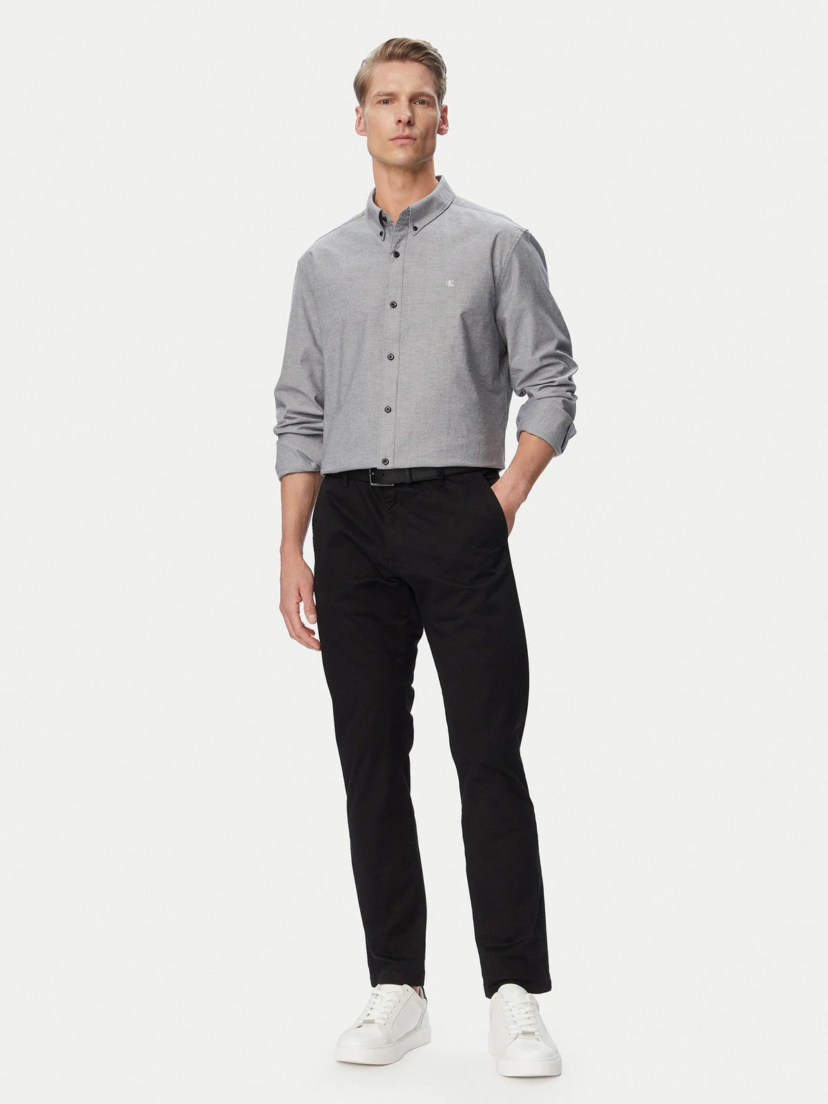 Ανδρικό πουκάμισο oxford LS SOLID OXFORD CLASSIC SHIRT LV140EM125UB1 | LV140EM125UB1