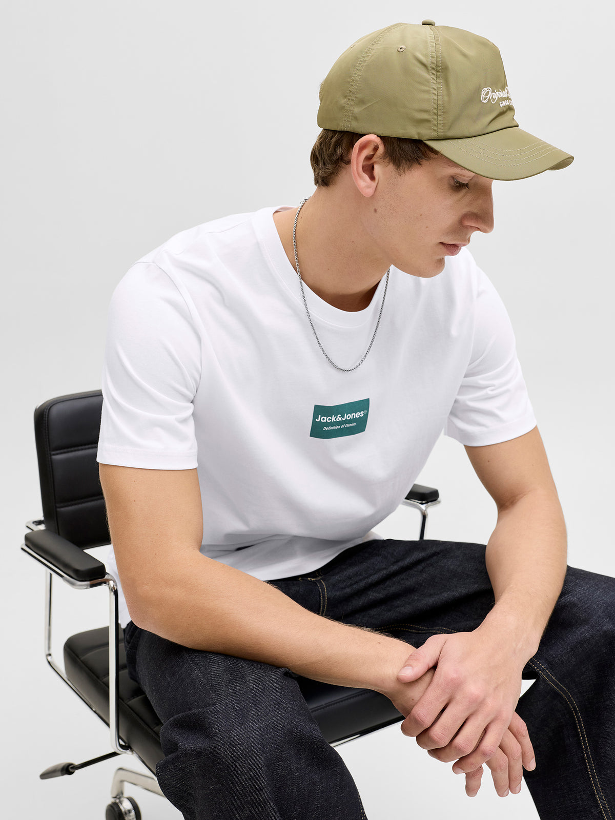 Ανδρικό t-shirt JJFRANK TEE SS CREW NECK 12288092 | 12288092