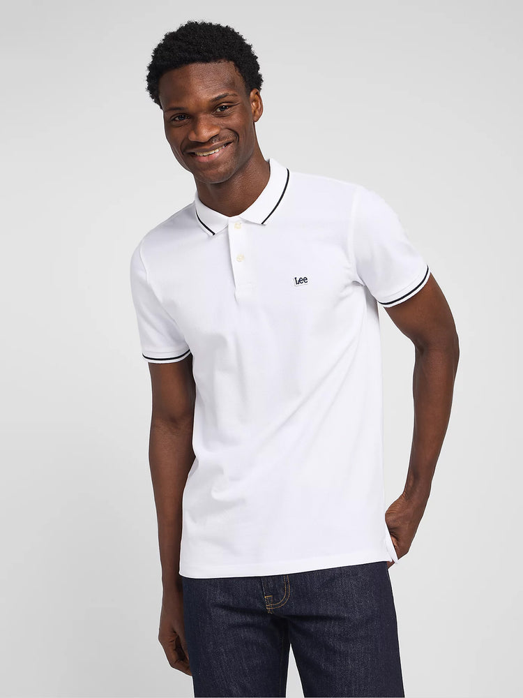 Ανδρική polo PIQUE POLO IN BRIGHT WHITE L61ARLLJ | L61ARLLJ