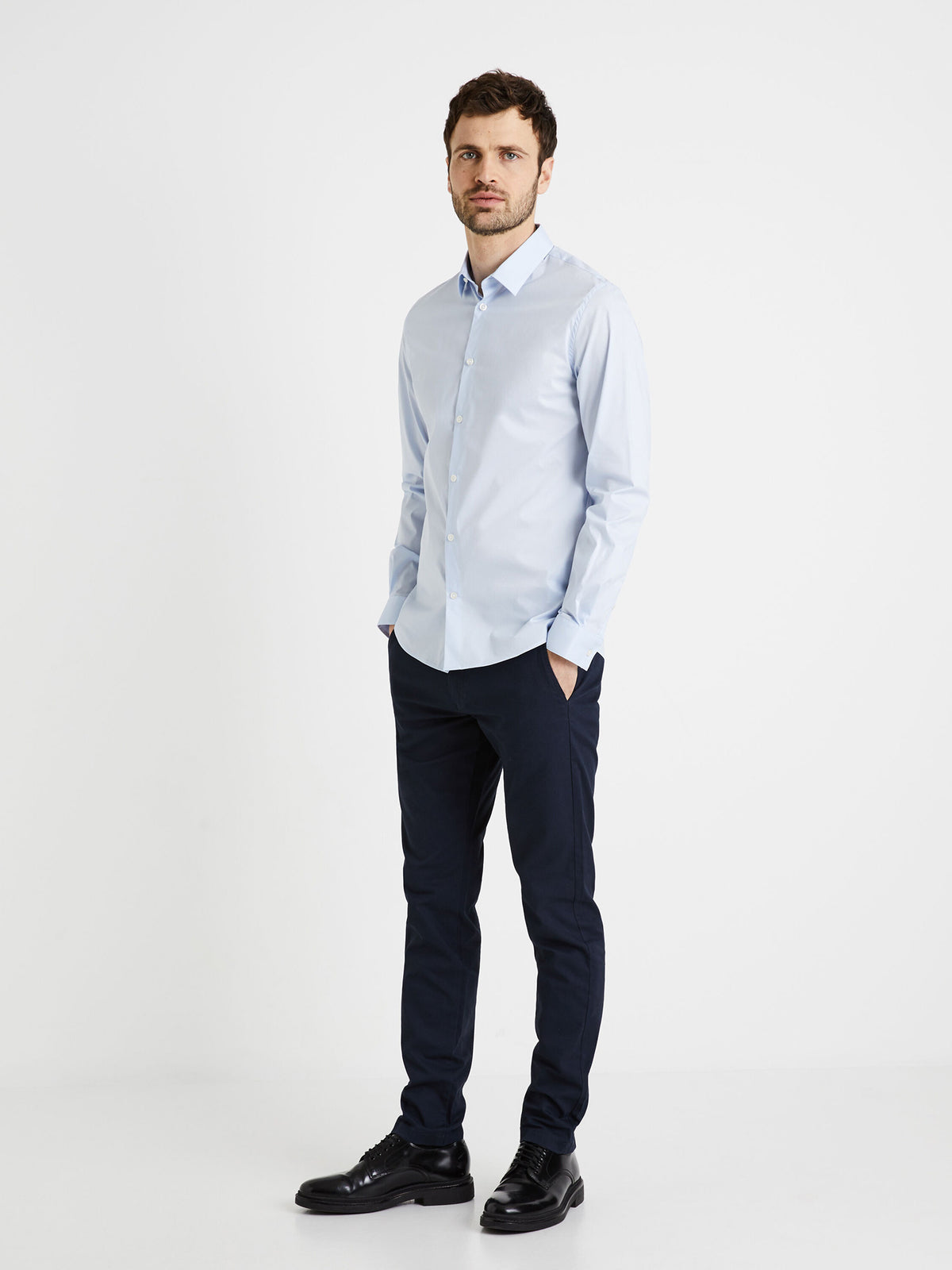 Ανδρικό καπαρντινέ παντελόνι chinos TOCHARLES | TOCHARLES