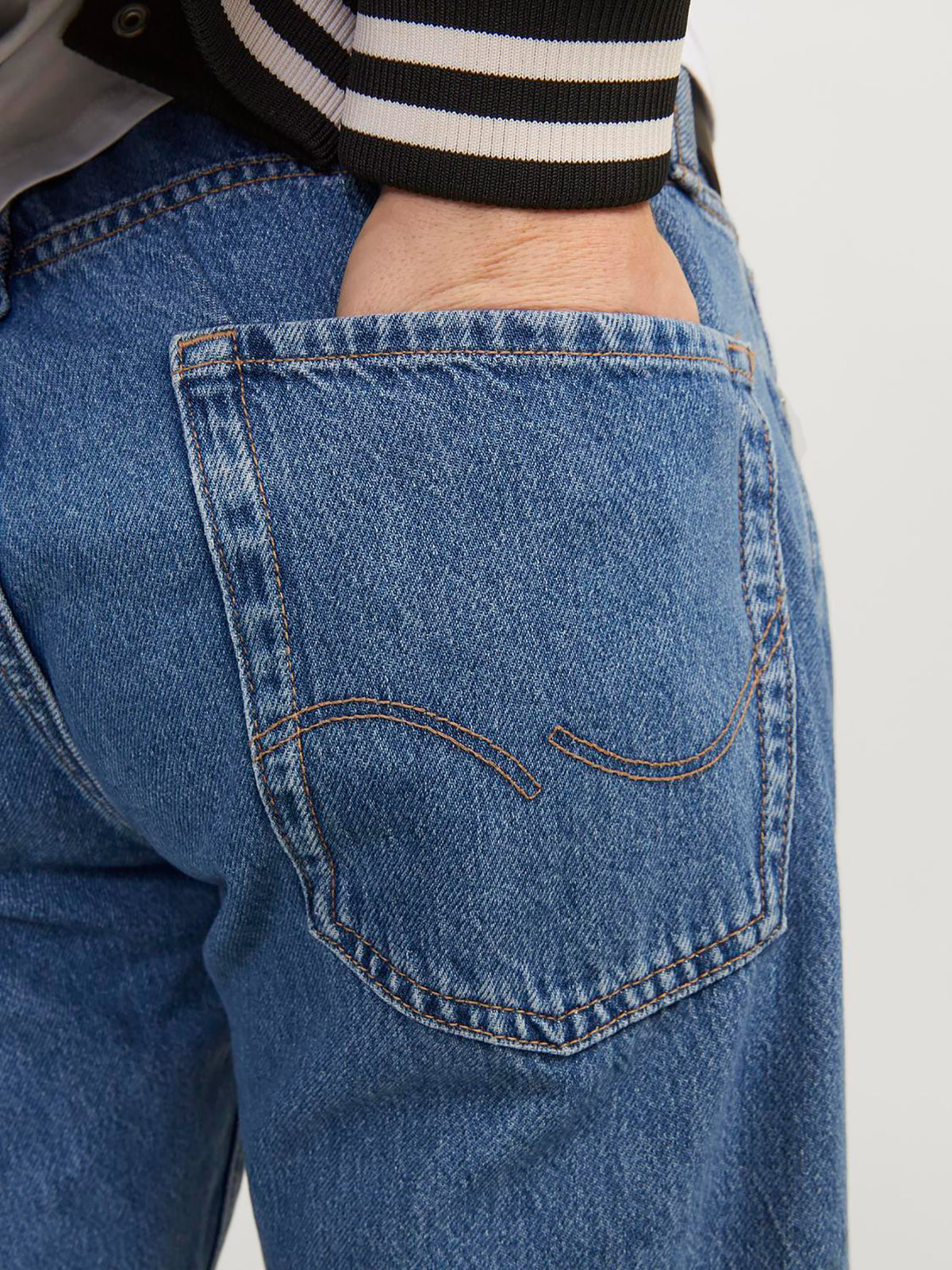Ανδρικό τζιν παντελόνι JJICHRIS JJORIGINAL MF 412 NOOS 12190937 | 12190937