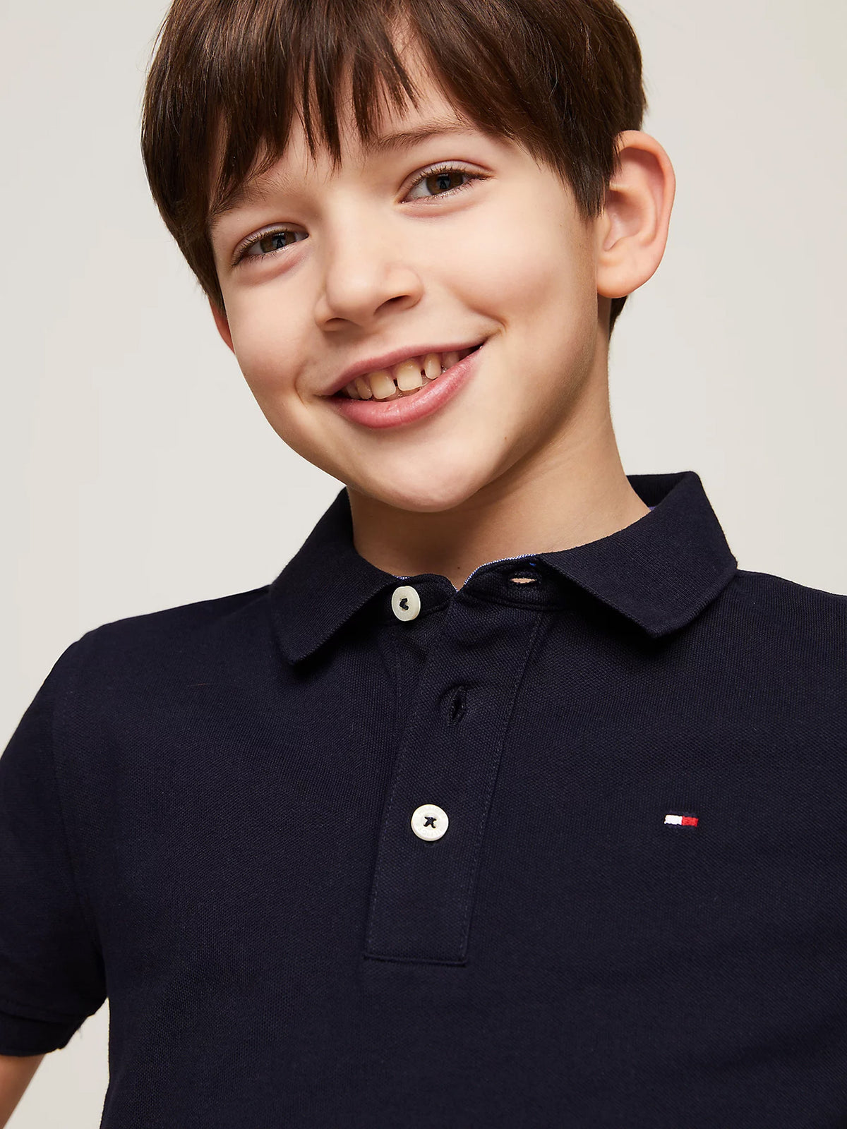 Παιδική μπλούζα polo BOYS TOMMY POLO S/S KB0KB03975420 | KB0KB03975420
