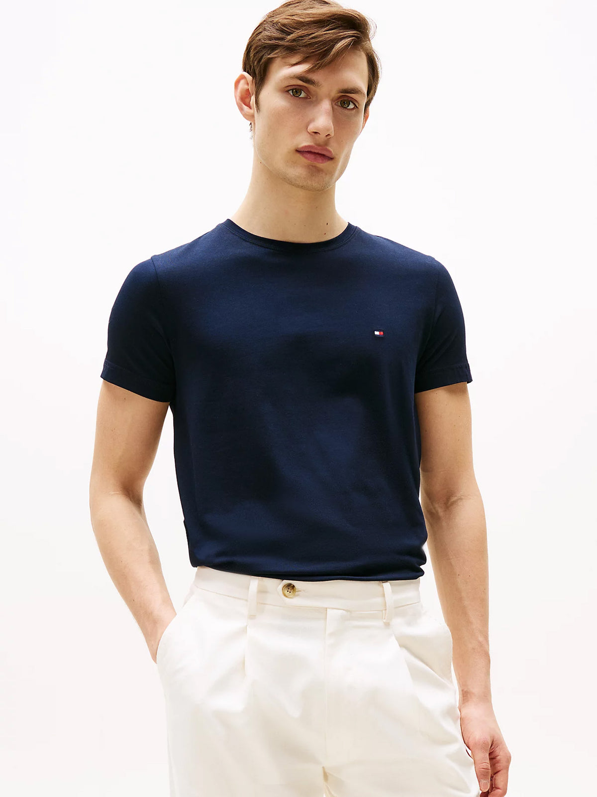 Ανδρικό t-shirt CORE STRETCH SLIM C-NECK TEE MW0MW27539DW5 | MW0MW27539DW5