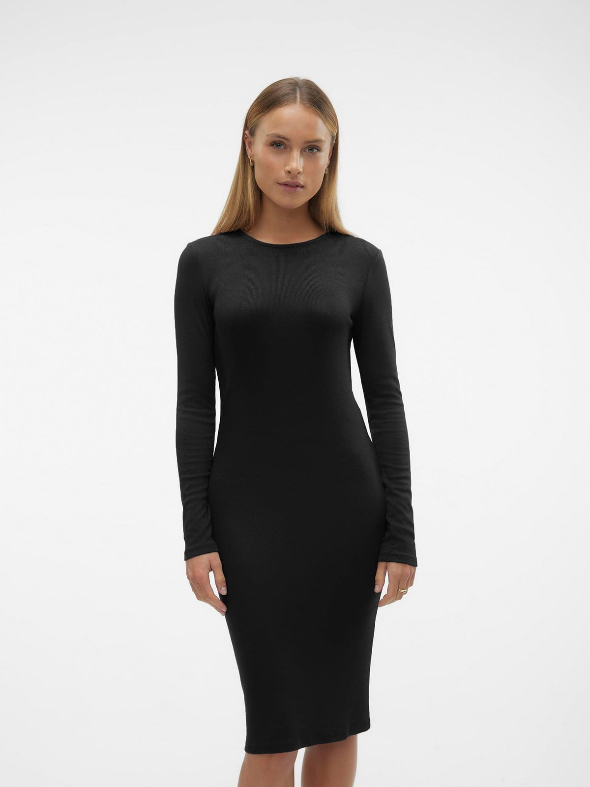 Γυναικείο φόρεμα ριπ VMROMA LS BKN DRESS JRS 10293828 | 10293828