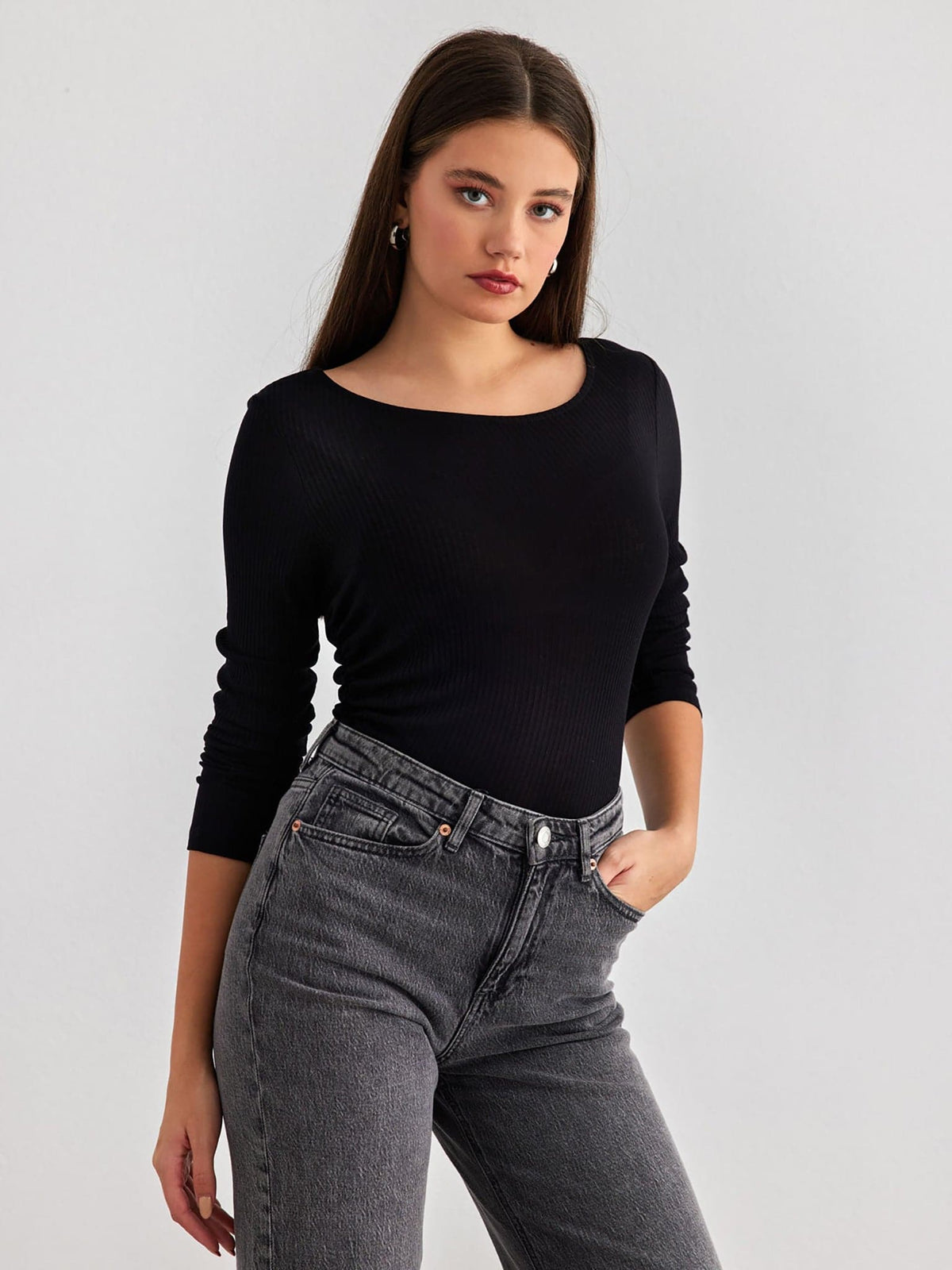 Γυναικεία μπλούζα ριπ ONLHENRIETTE L/S RUCHING TOP 15307580 | 15307580