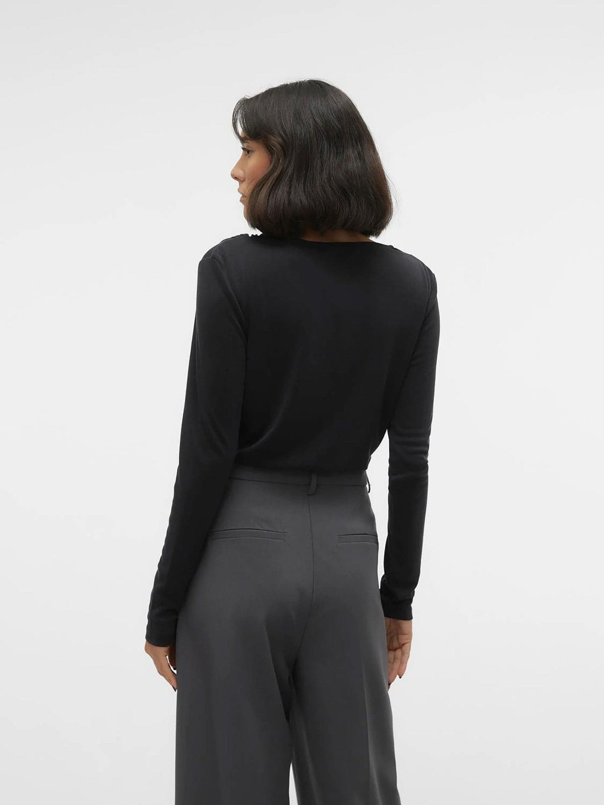 Γυναικεία μπλούζα ριπ VMPHINE LS WATERFALL TOP JRS 10299278 | 10299278