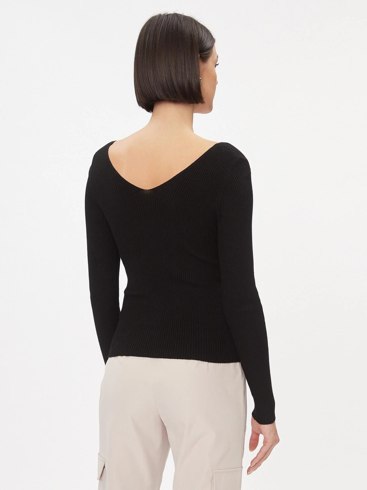 Γυναικεία μπλούζα πλεκτή ONLJULIE LIFE LS V-NECK KNT 15302350 | 15302350