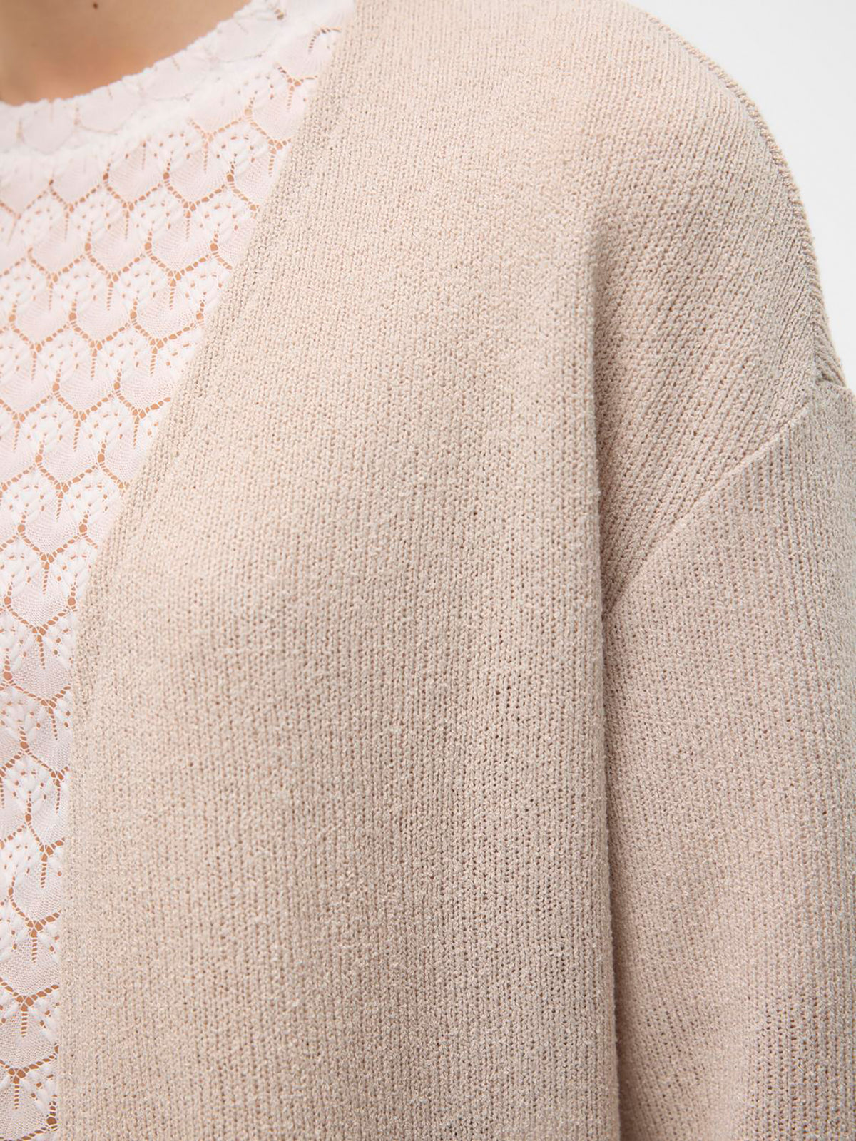 Γυναικεία ζακέτα ψιλή πλέξη VMEDDIE LS OPEN CARDIGAN GA 10300285 | 10300285