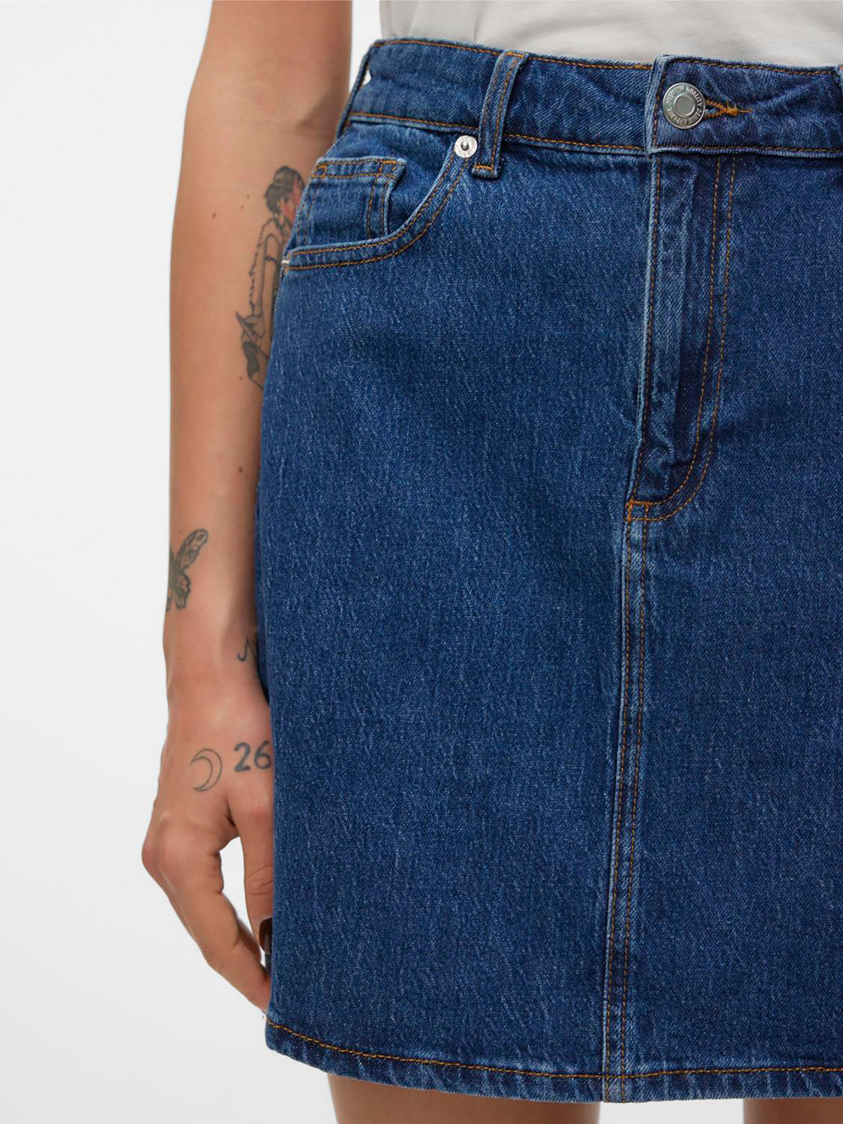 Γυναικεία φούστα τζιν VMTESSA HR SHORT DNM SKIRT MIX GA NOOS 10301536 | 10301536