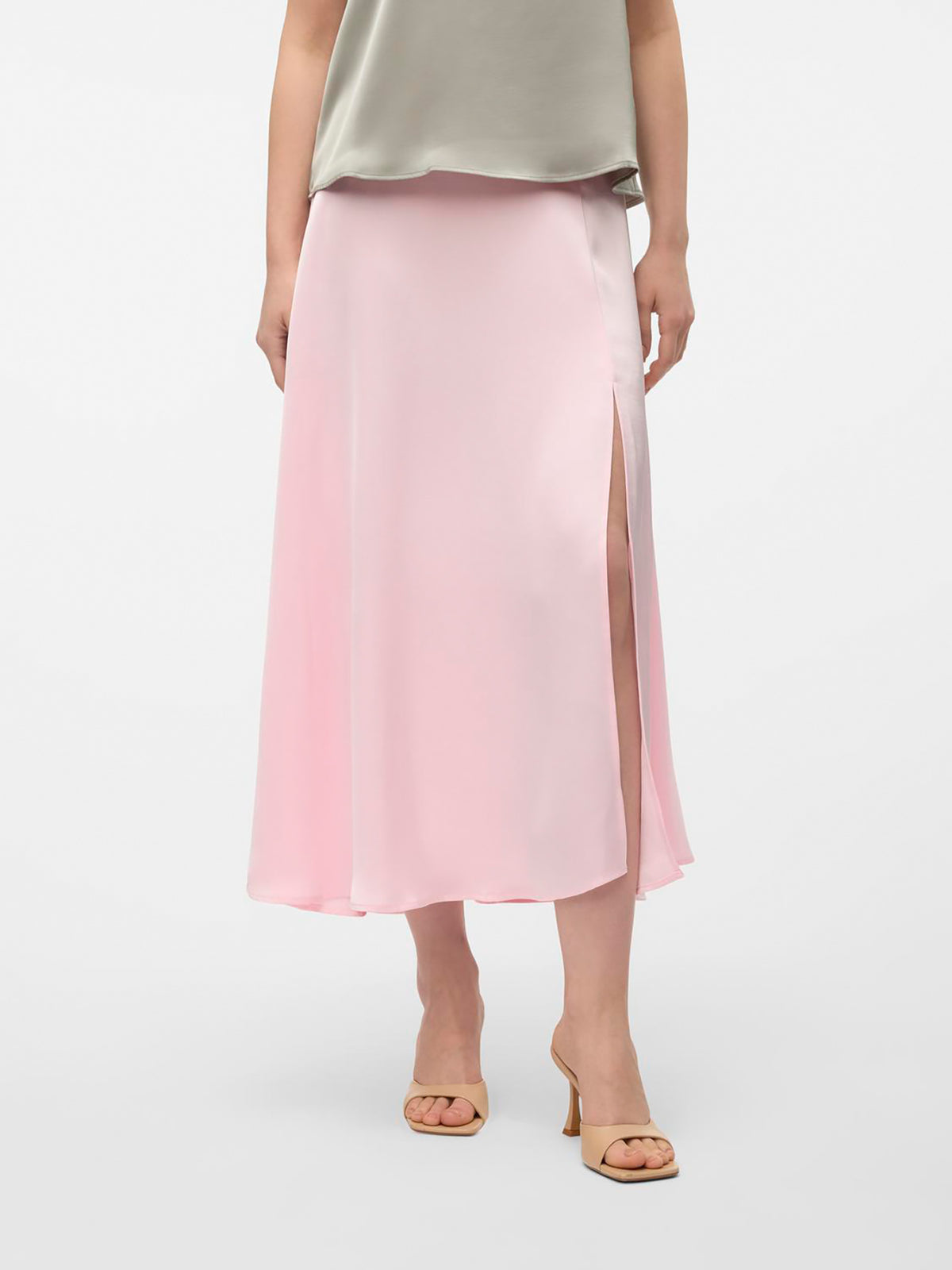 Γυναικεία φούστα VMRITA HW CALF SKIRT WVN VIP 10323899 | 10323899