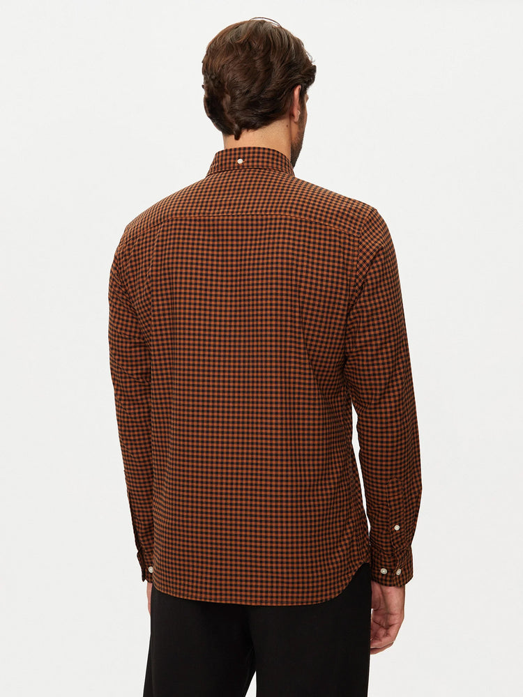 Ανδρικό πουκάμισο καρό JPRBROOK OXFORD SHIRT L/S NOOS 12192150 | 12192150