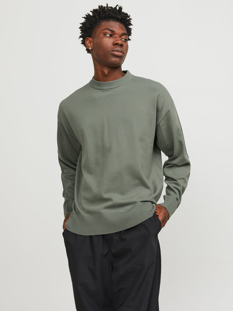 Ανδρική μπλούζα πλεκτή JCOCOLLECTIVE KNIT CREW NECK 12251556 | 12251556