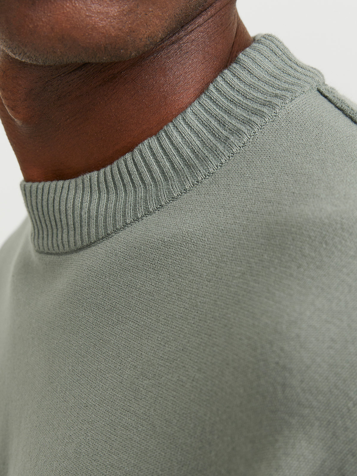 Ανδρική μπλούζα πλεκτή JCOCOLLECTIVE KNIT CREW NECK 12251556 | 12251556
