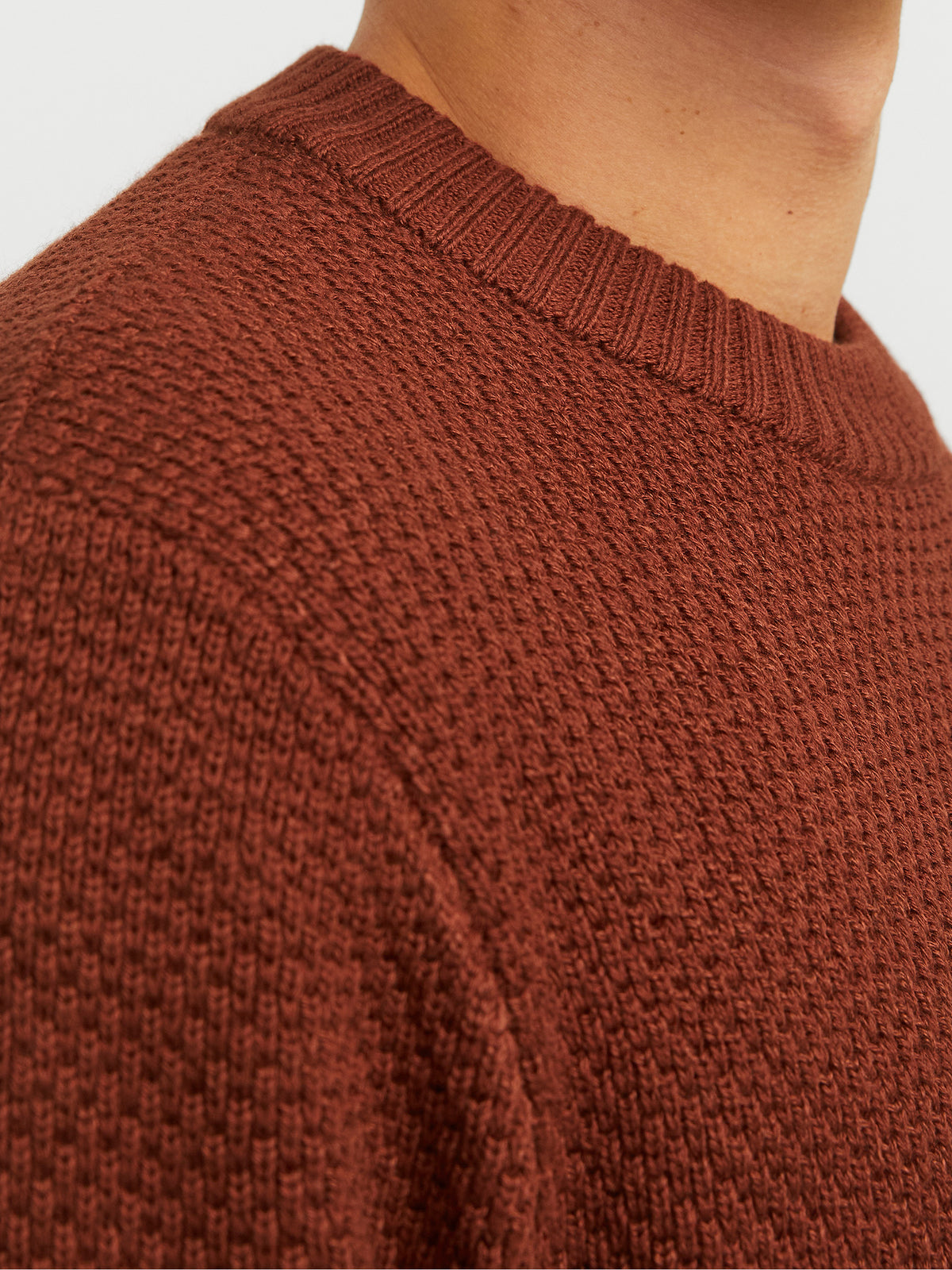 Ανδρική μπλούζα πλεκτή JOREATON KNIT CREW NECK 12266391 | 12266391
