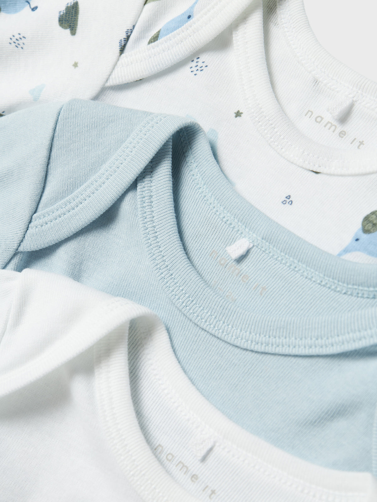 Βρεφικά κορμάκια σετ 3 τεμ  NBMBODY 3P LS BABY ELEPHANT NOOS 13232736 | 13232736