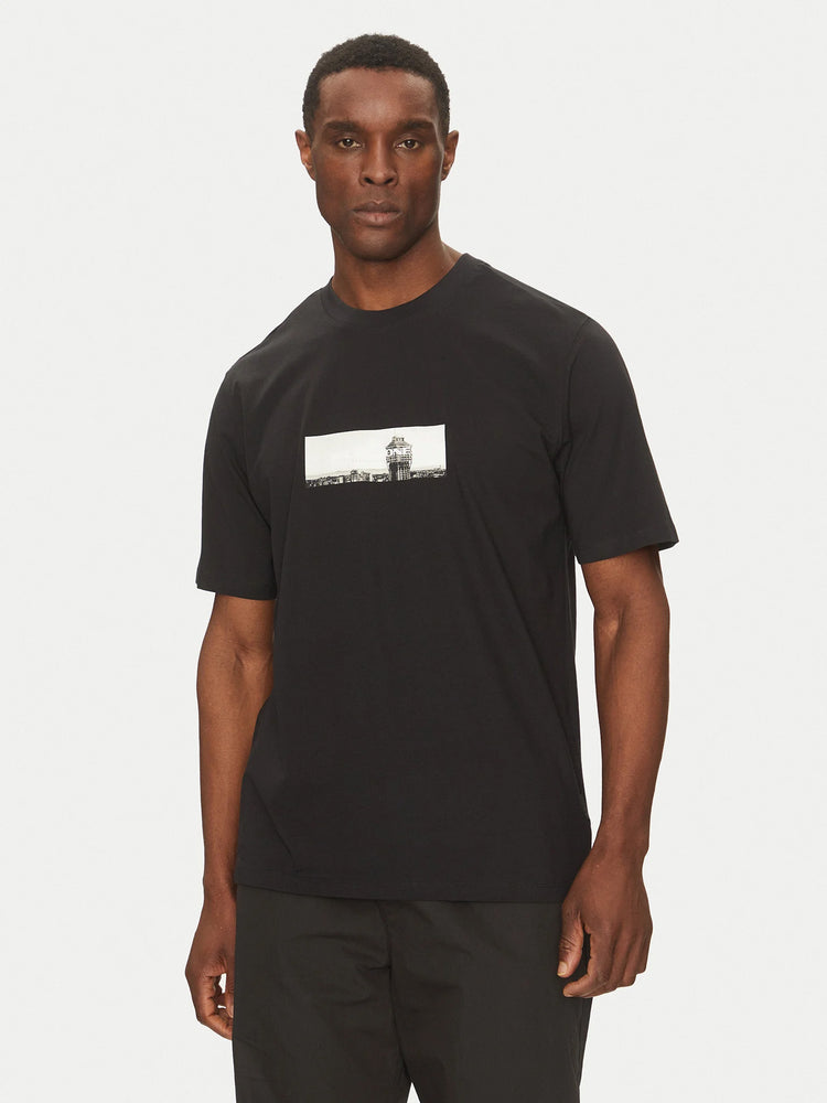 Ανδρικό t-shirt JCOPACER PHOTO BRANDING TEE SS CREW NECK 12273775 | 12273775