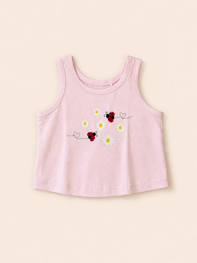 Παιδική μπλούζα μακό NMFVIGEA TANK SHORT TOP 13241642 | 13241642