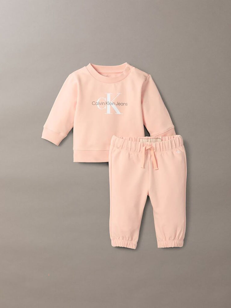 Βρεφικό σετ με παντελόνι φόρμας MONOGRAM CN SWEATSHIRT SET IN0IN00017TGI | IN0IN00017TGI