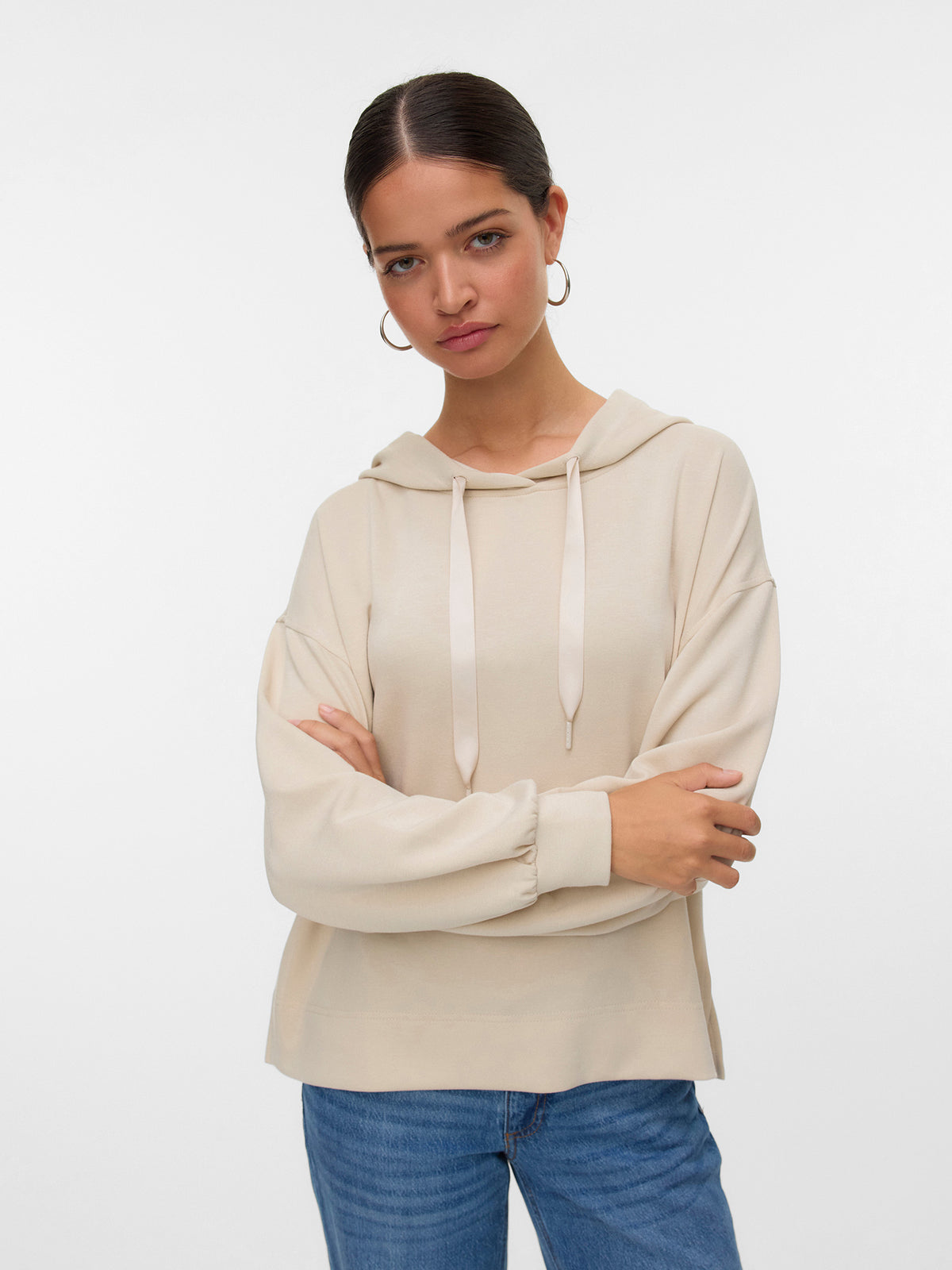 Γυναικεία μπλούζα φούτερ VMHALI LS HOODIE JRS GA 10331783 | 10331783