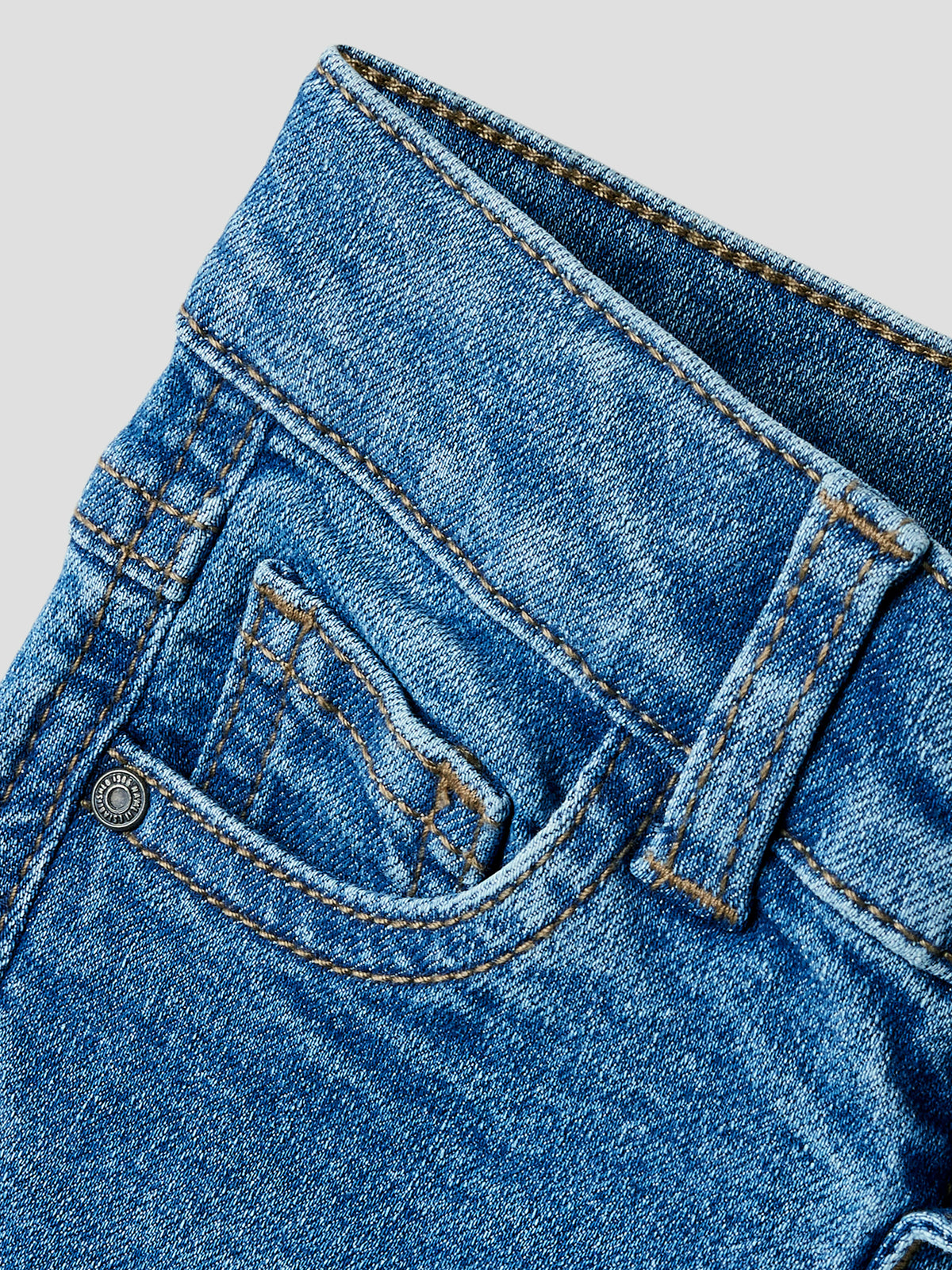 Παιδικό παντελόνι τζιν medium blue NMFPOLLY BOOTCUT JEANS 1061-DT TB 13251838 | 13251838