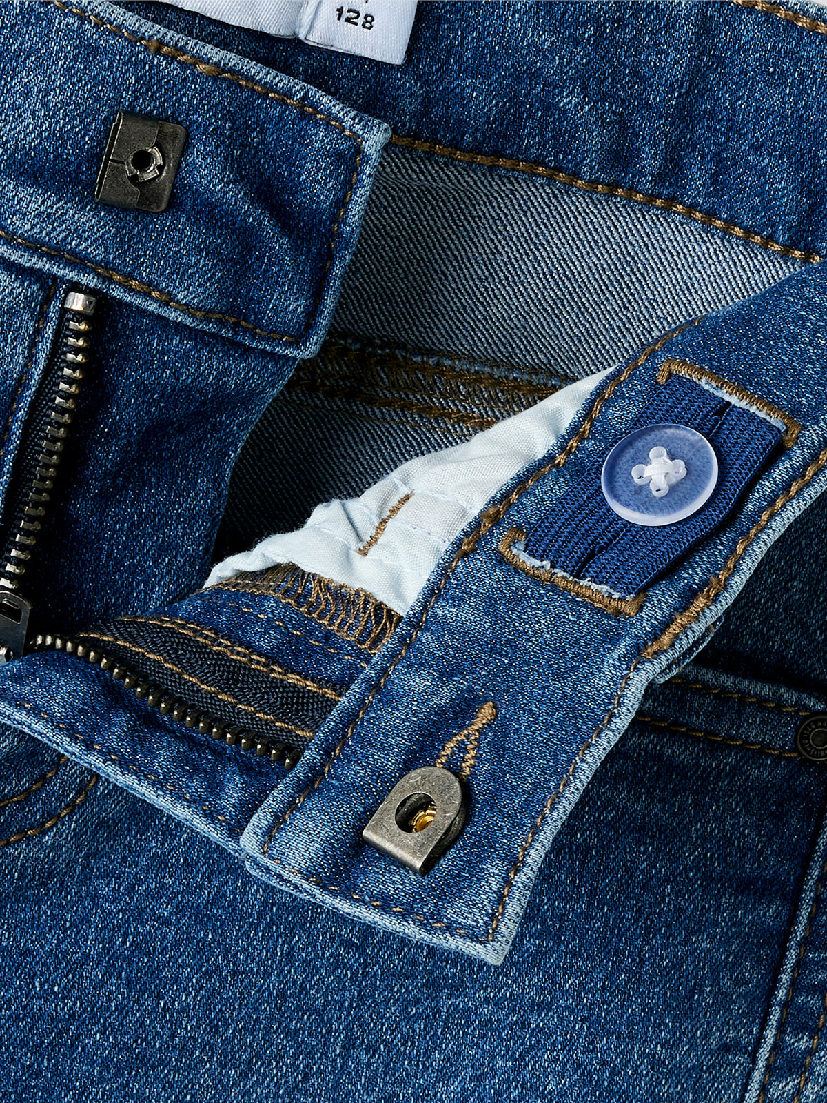 Εφηβικό παντελόνι τζιν medium blue NKFPOLLY BOOTCUT JEANS 1061-DT TB 13251836 | 13251836