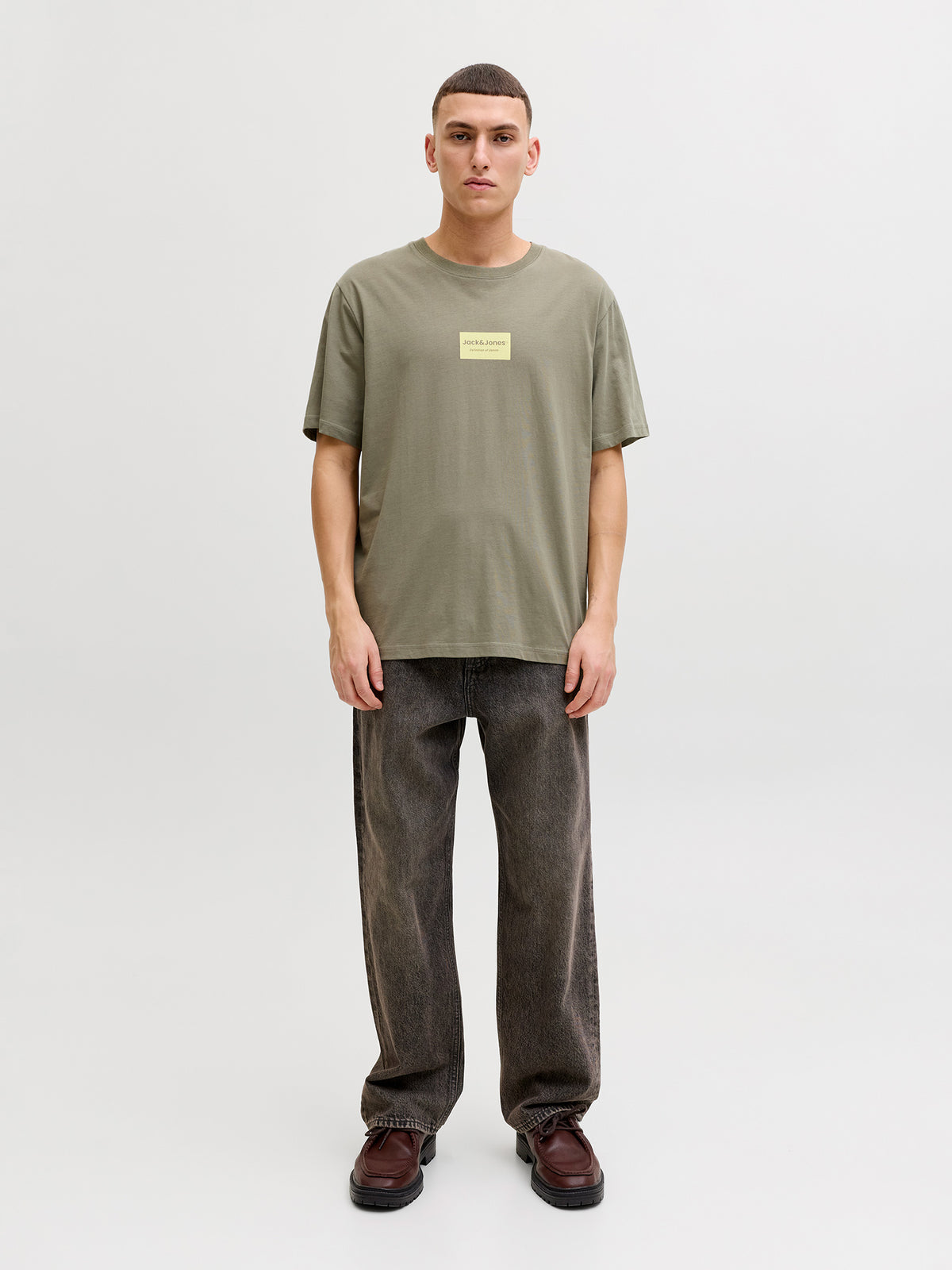Ανδρικό t-shirt JJFRANK TEE SS CREW NECK 12288092 | 12288092