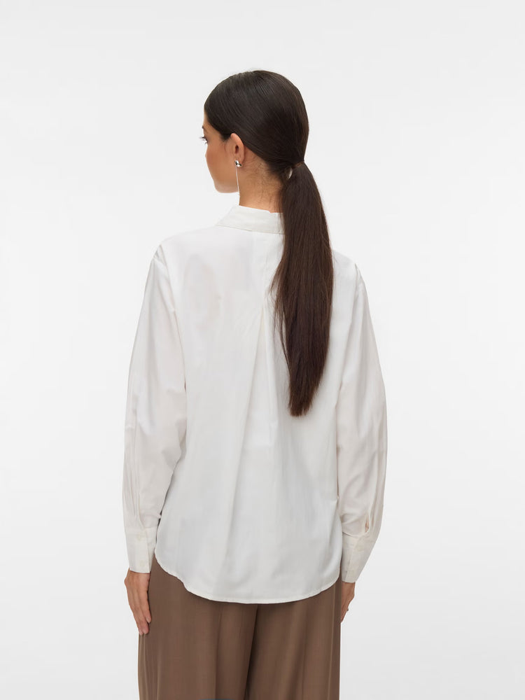 Γυναικείο πουκάμισο με κέντημα VMJIRINA LS EMB. SHIRT WVN BTQ 10341679 | 10341679
