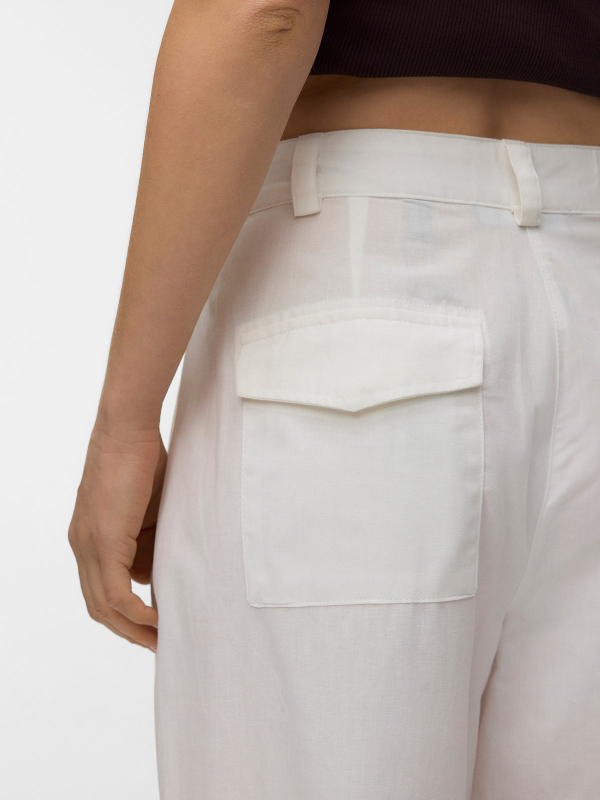 Γυναικείο παντελόνι VMSELMA HW BARREL PANTS WVN NOOS 10345666 | 10345666