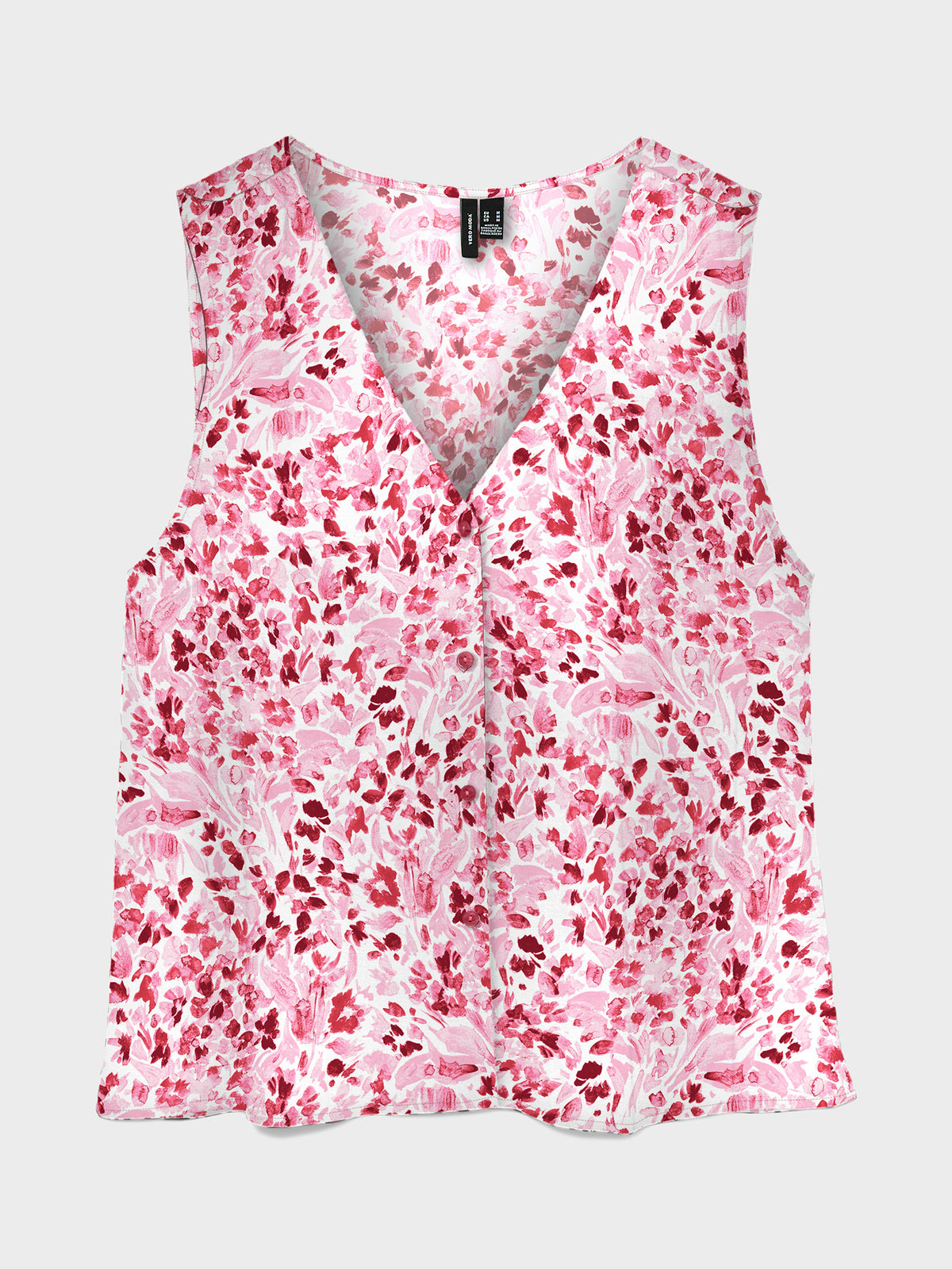 Γυναικεία μπλούζα VMMENNY SL V-NECK TOP WVN 10341539 | 10341539