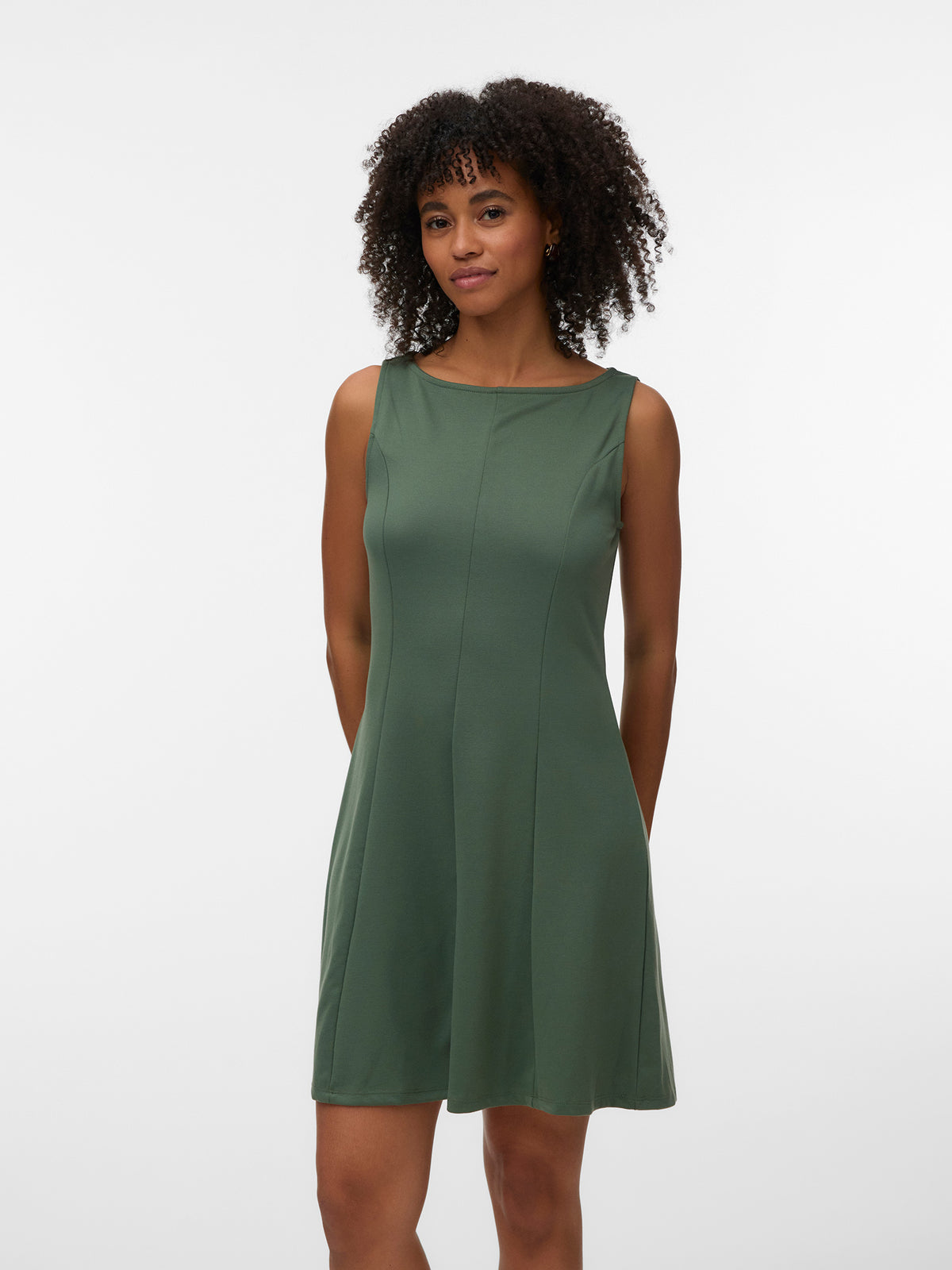 Γυναικείο φόρεμα VMABBY SL PEPLUM SHORT DRESS 10344132 | 10344132