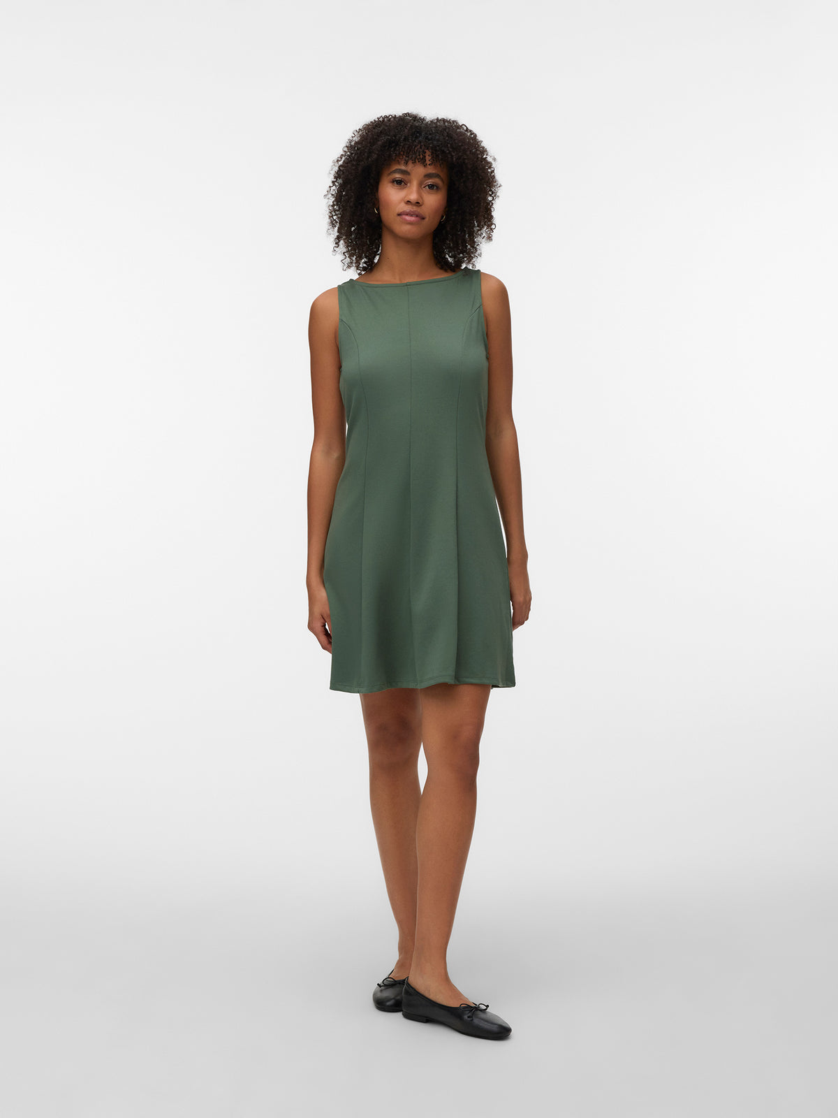 Γυναικείο φόρεμα VMABBY SL PEPLUM SHORT DRESS 10344132 | 10344132