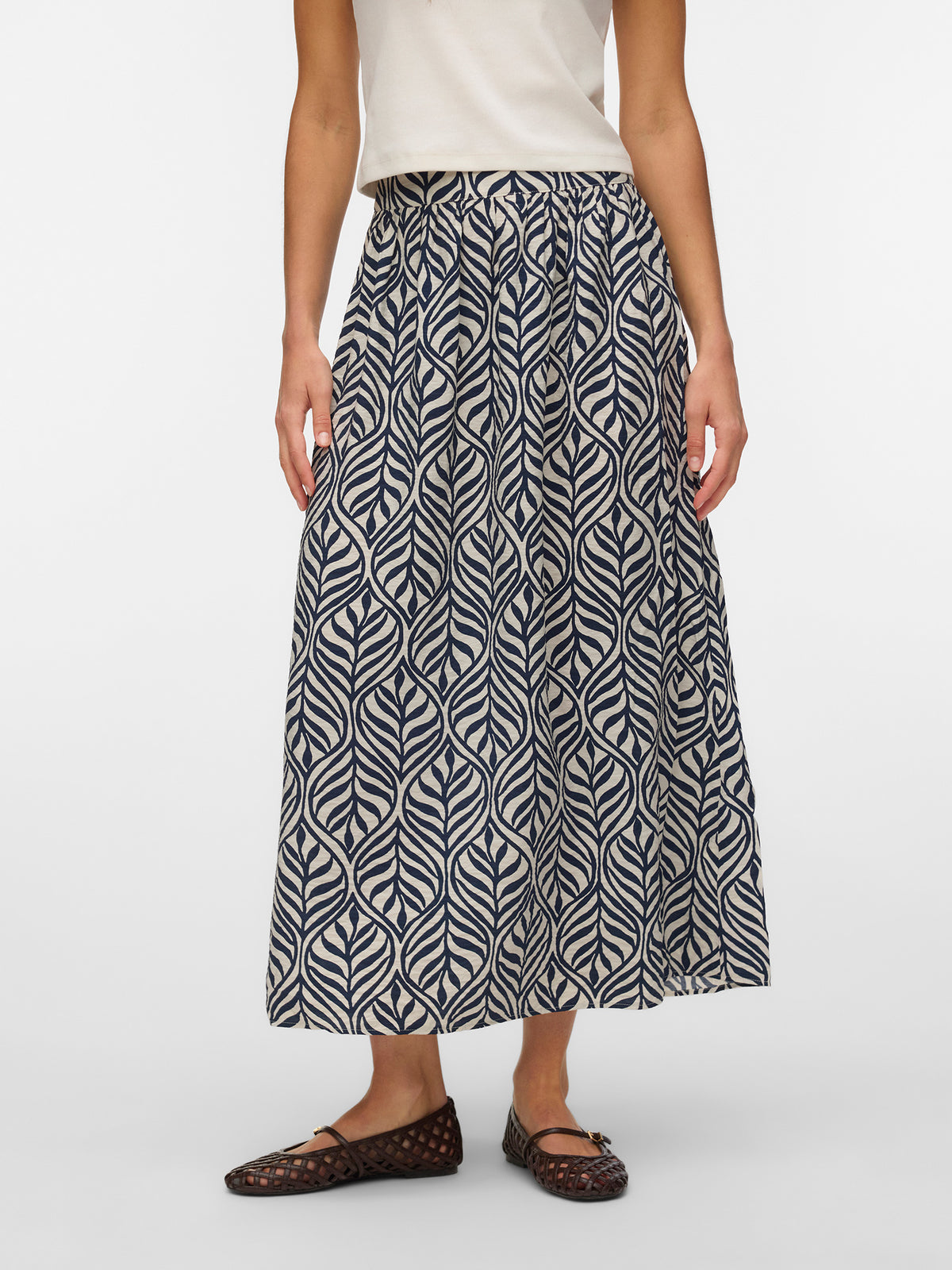 Γυναικεία φούστα εμπριμέ VMJOSIE VOLUME ANKLE SKIRT WVN 10341597 | 10341597