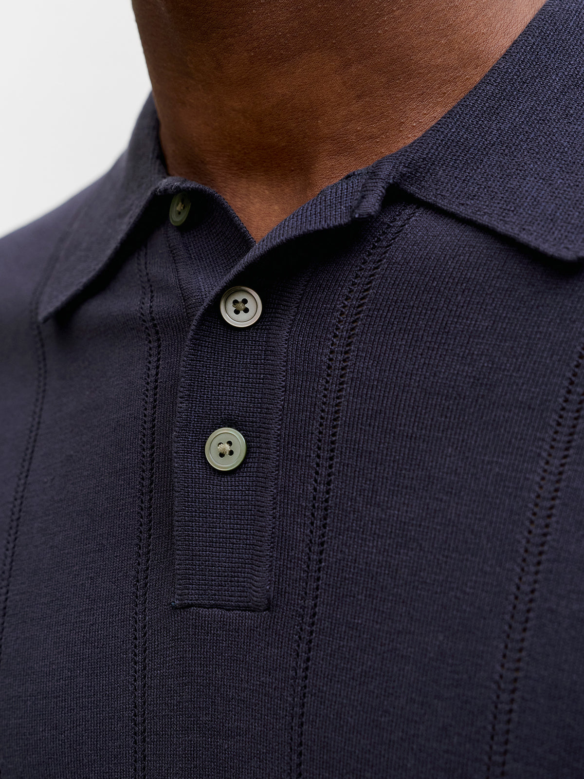 Ανδρικό polo πλεκτό JPRBLAWILLIAM STRUCTURE KNIT POLO 12291042 | 12291042
