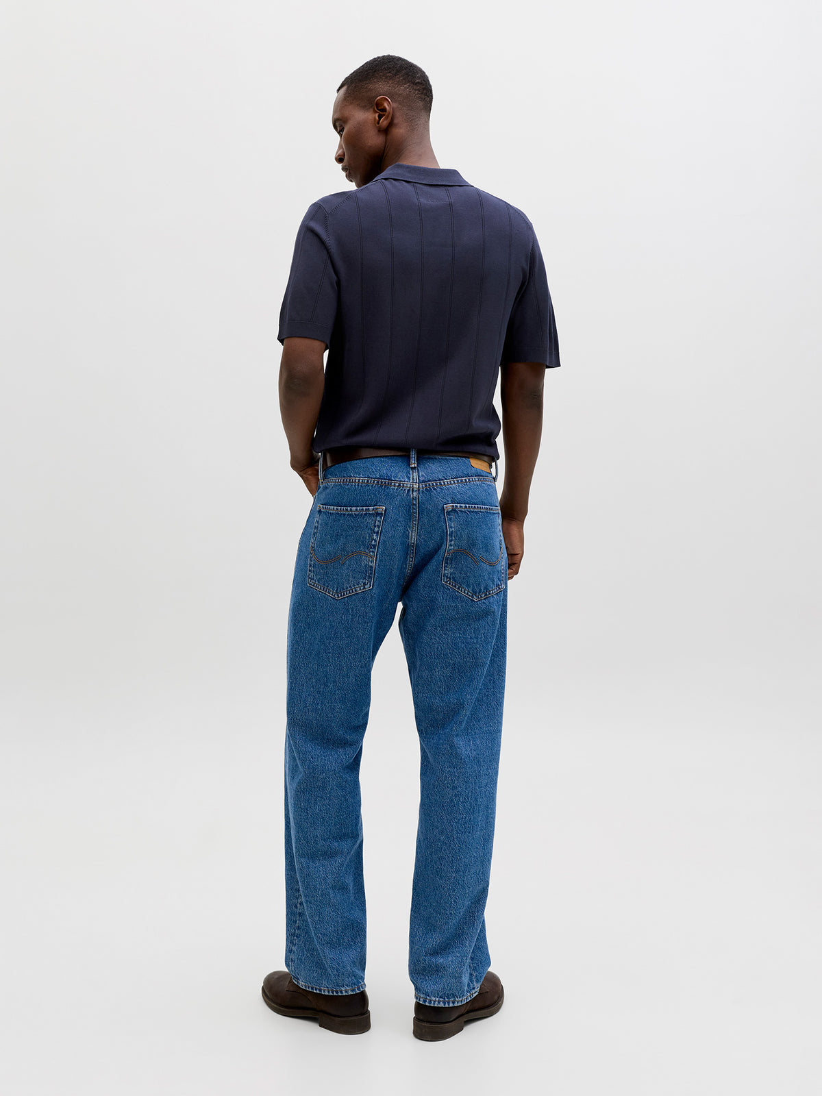 Ανδρικό polo πλεκτό JPRBLAWILLIAM STRUCTURE KNIT POLO 12291042 | 12291042