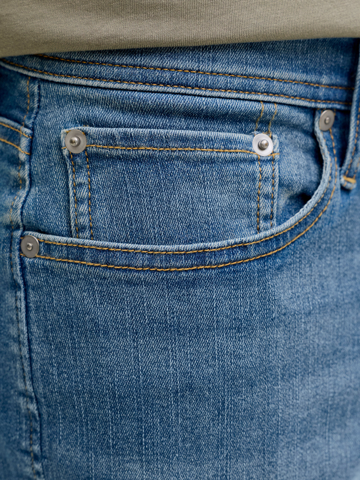 Ανδρική βερμούδα τζιν blue denim JJIRICK JJORIGINAL SHORTS AT 12290839 | 12290839