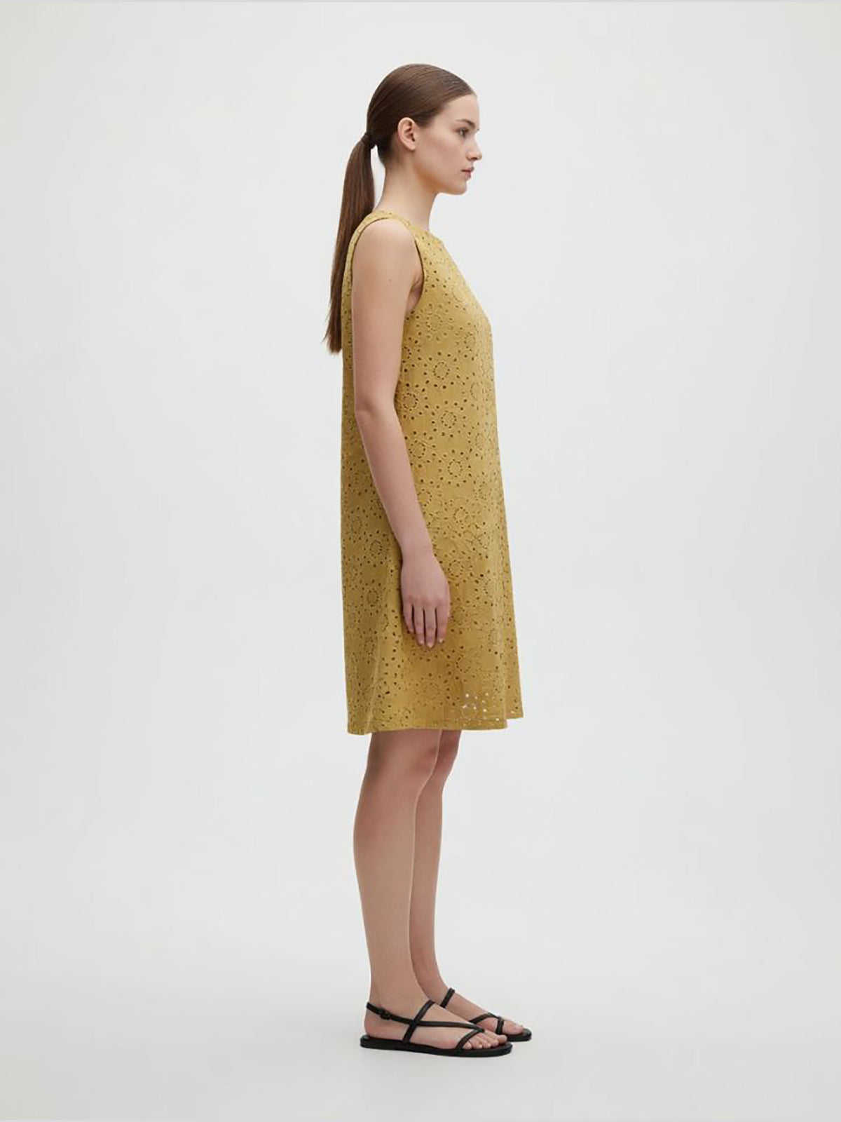 Γυναικείο φόρεμα κιπούρ VMTASSA LIV SL BOAT NECK SHORT DRESS JRS 10344371 | 10344371