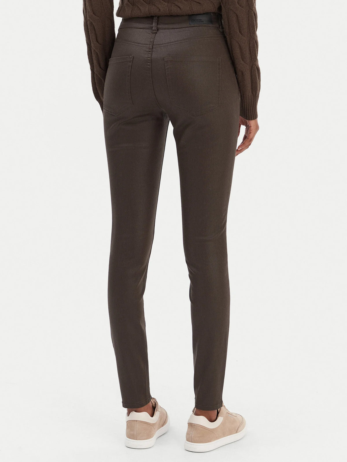 Γυναικείο παντελόνι VMFLASH MR SKINNY COATED PANTS NOOS 10314591 | 10314591