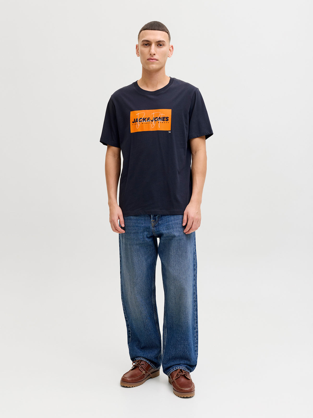 Ανδρικό t-shirt JJCOLE PRINT TEE SS CREW NECK LN 12288492 | 12288492