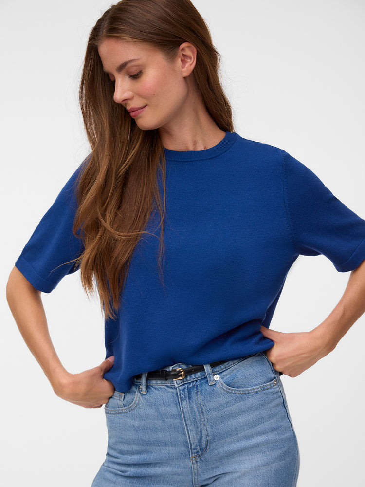 Γυναικεία μπλούζα πλεκτή VMSILJE 2/4 O-NCK OVERSIZE PULL 10320460 | 10320460