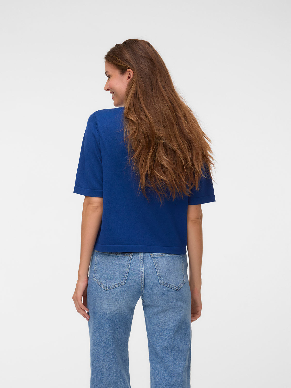 Γυναικεία μπλούζα πλεκτή VMSILJE 2/4 O-NCK OVERSIZE PULL 10320460 | 10320460