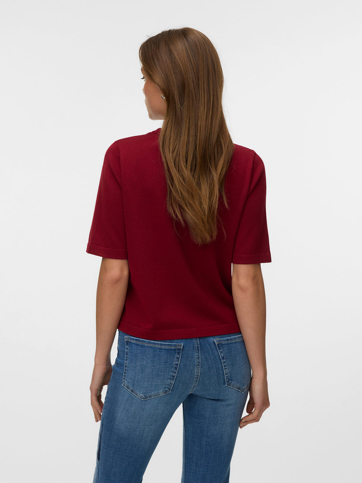 Γυναικεία μπλούζα πλεκτή VMSILJE 2/4 O-NCK OVERSIZE PULL 10320460 | 10320460