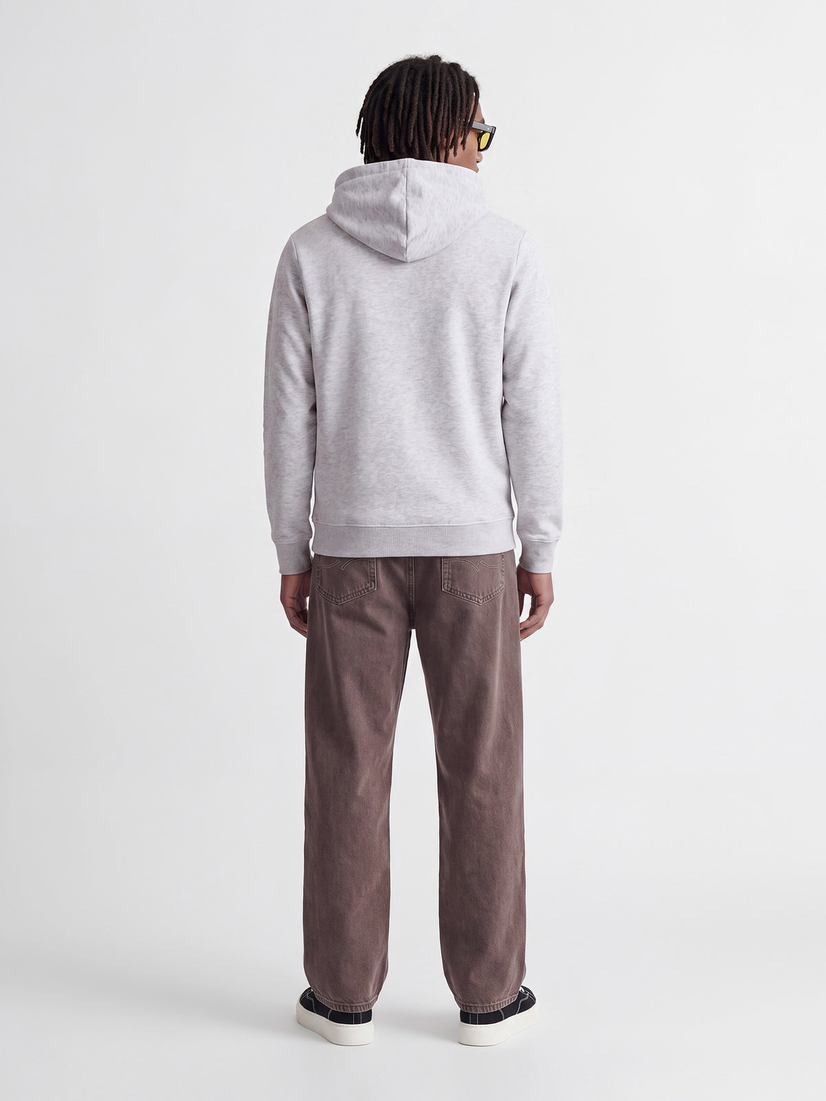 Ανδρική μπλούζα φούτερ μελανζέ JJRUSH SWEAT HOOD 12298428 | 12298428