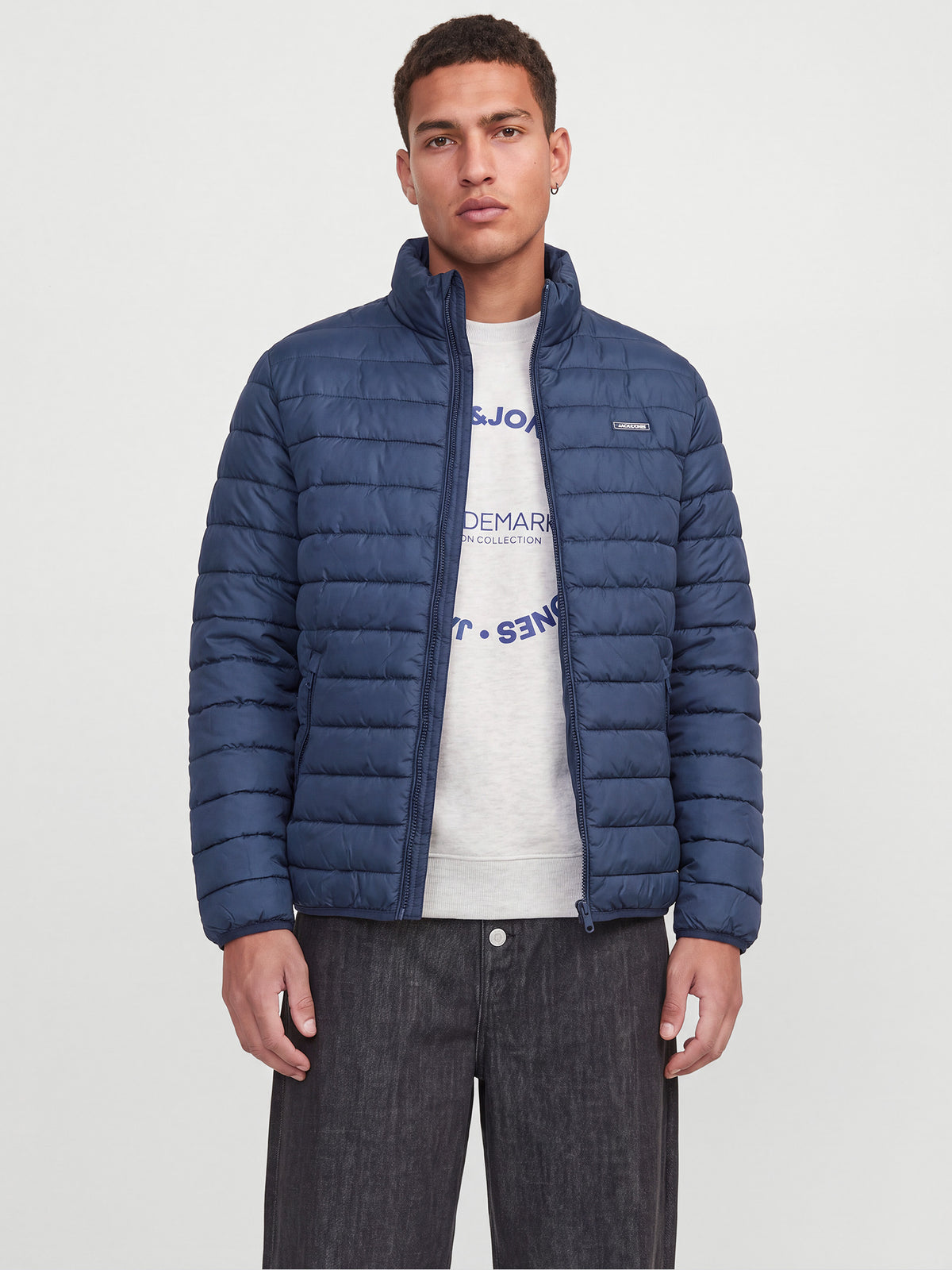 Ανδρικό μπουφάν puffer JJELVIS LIGHT PUFFER COLLAR 12299190 | 12299190