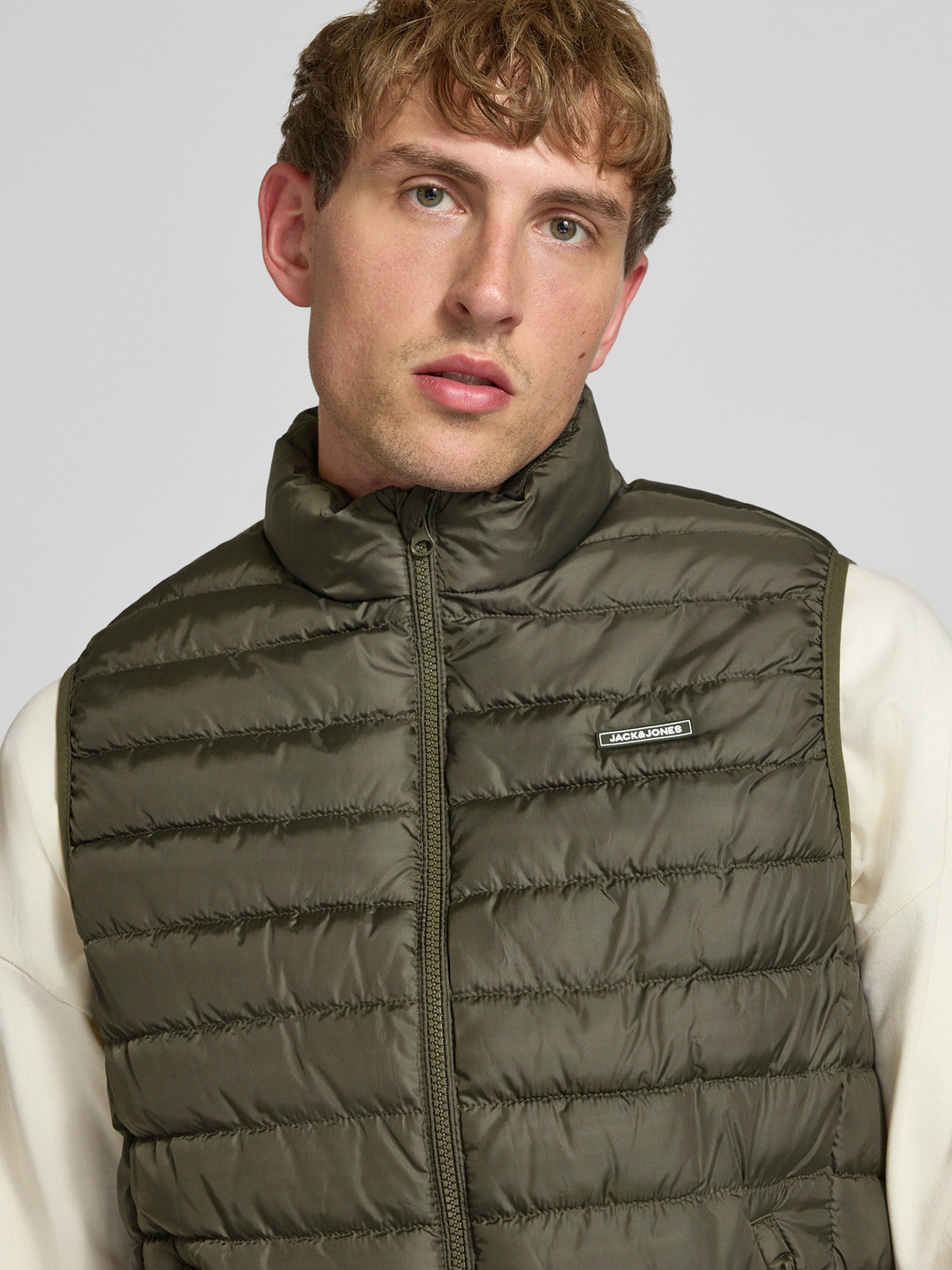 Ανδρικό γιλέκο JJELVIS LIGHT BODYWARMER COLLAR 12299201 | 12299201