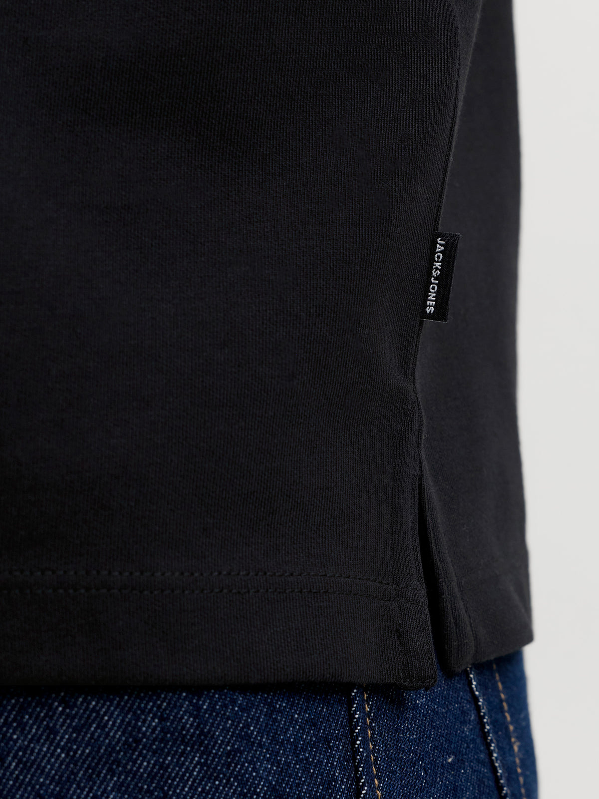 Ανδρικό polo JPRBLAETHAN LS ZIP POLO 12299231 | 12299231