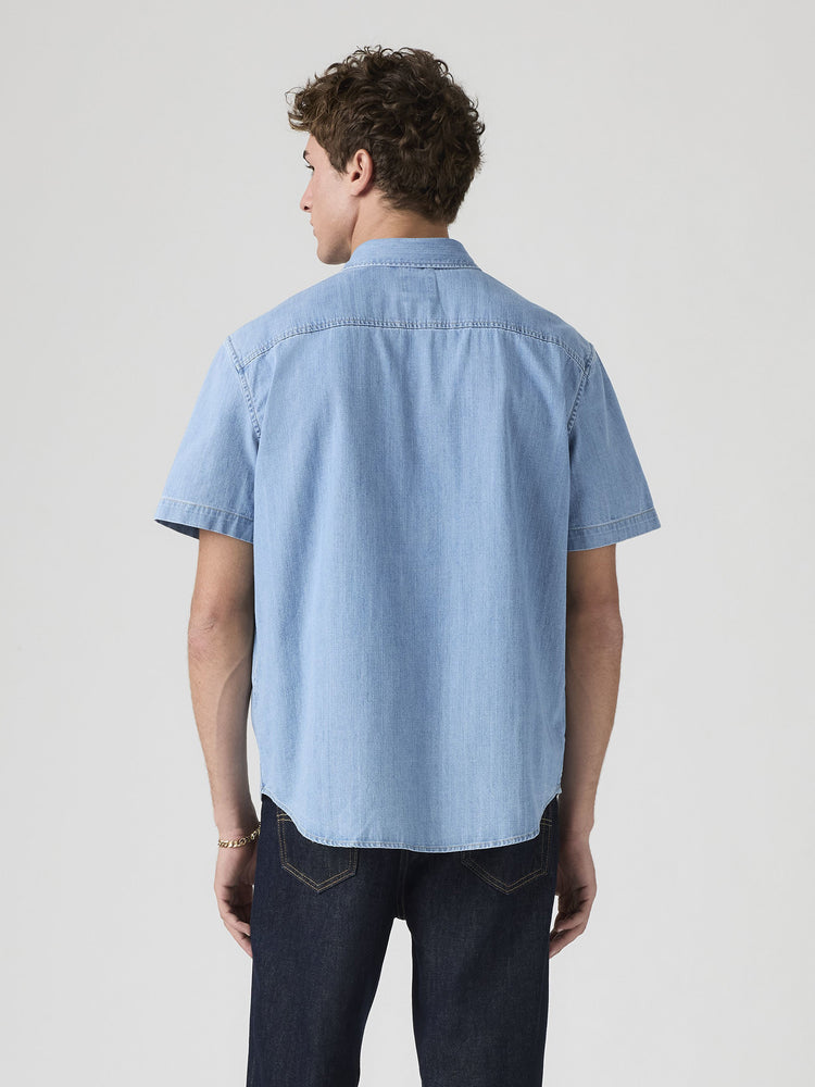 Ανδρικό πουκάμισο τζιν overshirt A91610007 | A91610007
