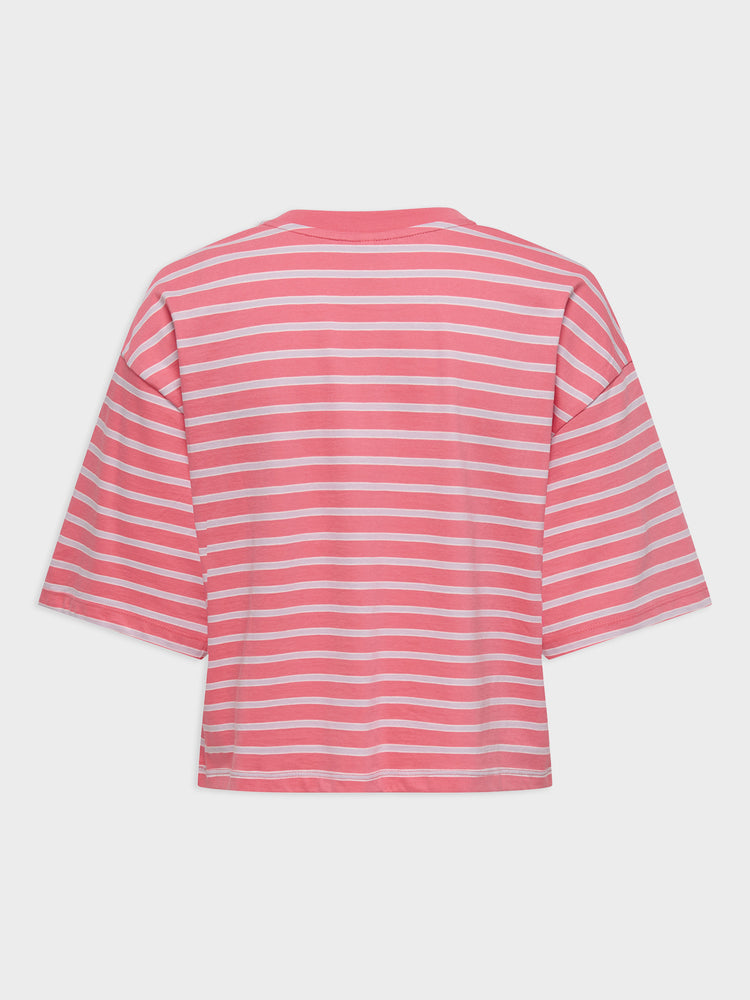 Γυναικείο t-shirt κοντό ONLBLOOM S/S LOOSE SHORT TOP JRS 15372024 | 15372024
