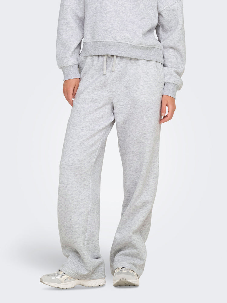Γυναικείο παντελόνι φόρμας μελανζέ ONLBEST STRAIGHT PANT SWT NOOS 15338734 | 15338734