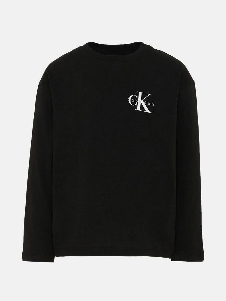 Εφηβική μπλούζα μακό SMALL CHEST MONOLOGO LS T-SHIRT LV1CKTJA17BEH | LV1CKTJA17BEH