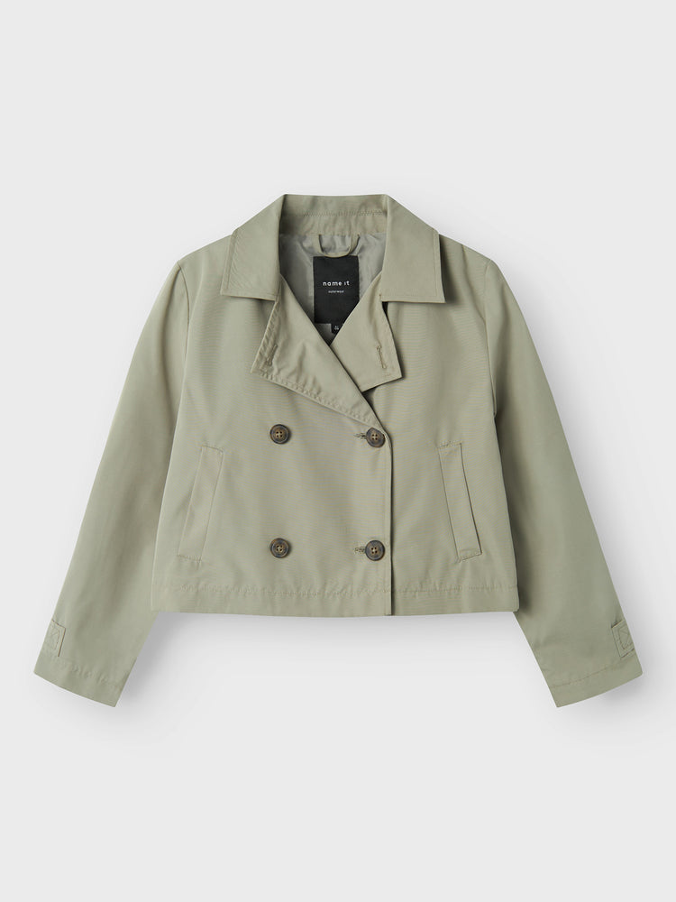 Εφηβική καπαρντίνα κοντή NKFMADELIN TRENCH COAT SHORT 13237554 | 13237554